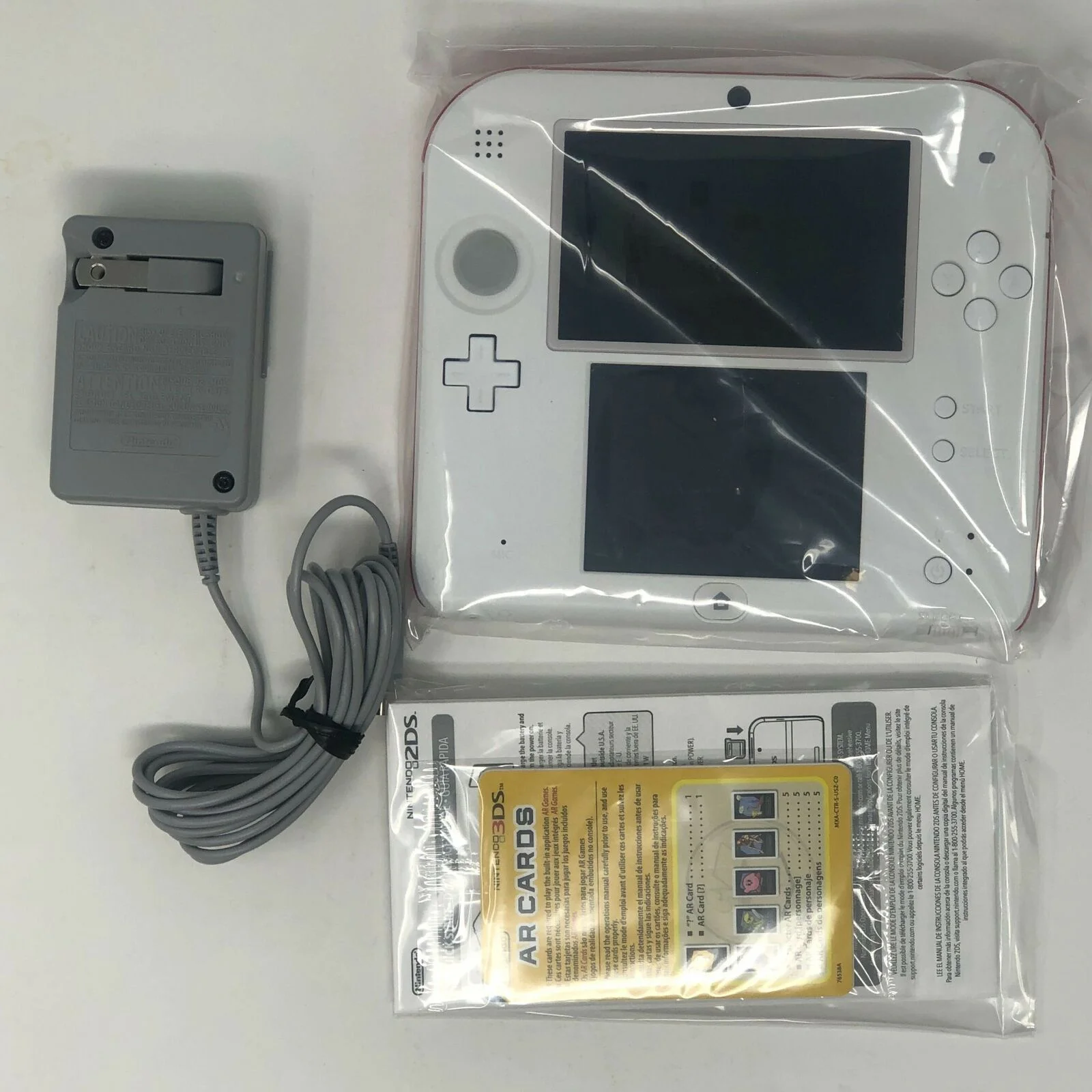 Nintendo 2DS Console - Red + White [Nintendo 2DS System]