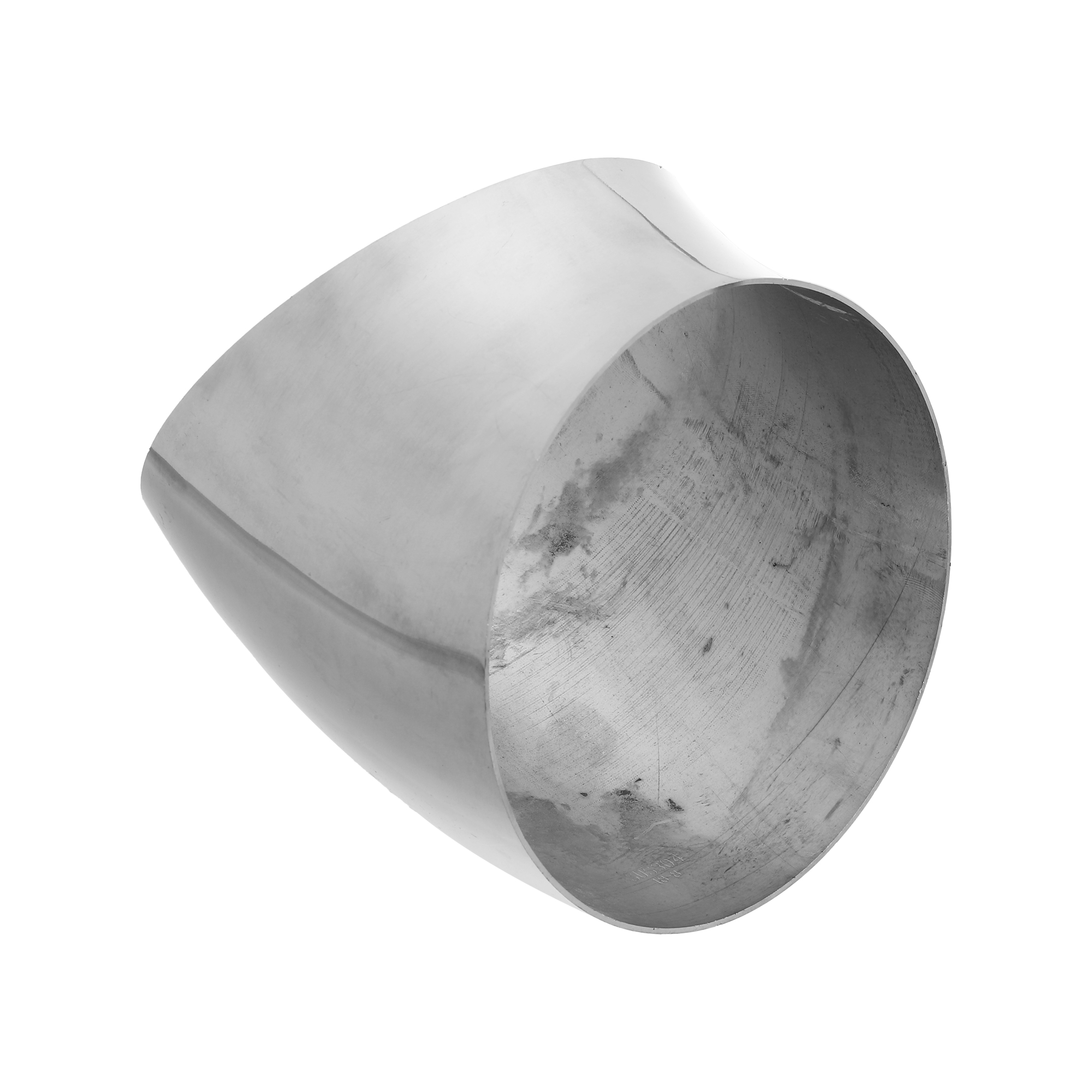 Unique Bargains 1 Pcs OD 6.25 Inch 45 Degree Mandrel Bend Elbow Exhaust Elbow Pipe for Car Stainless Steel Silver Tone