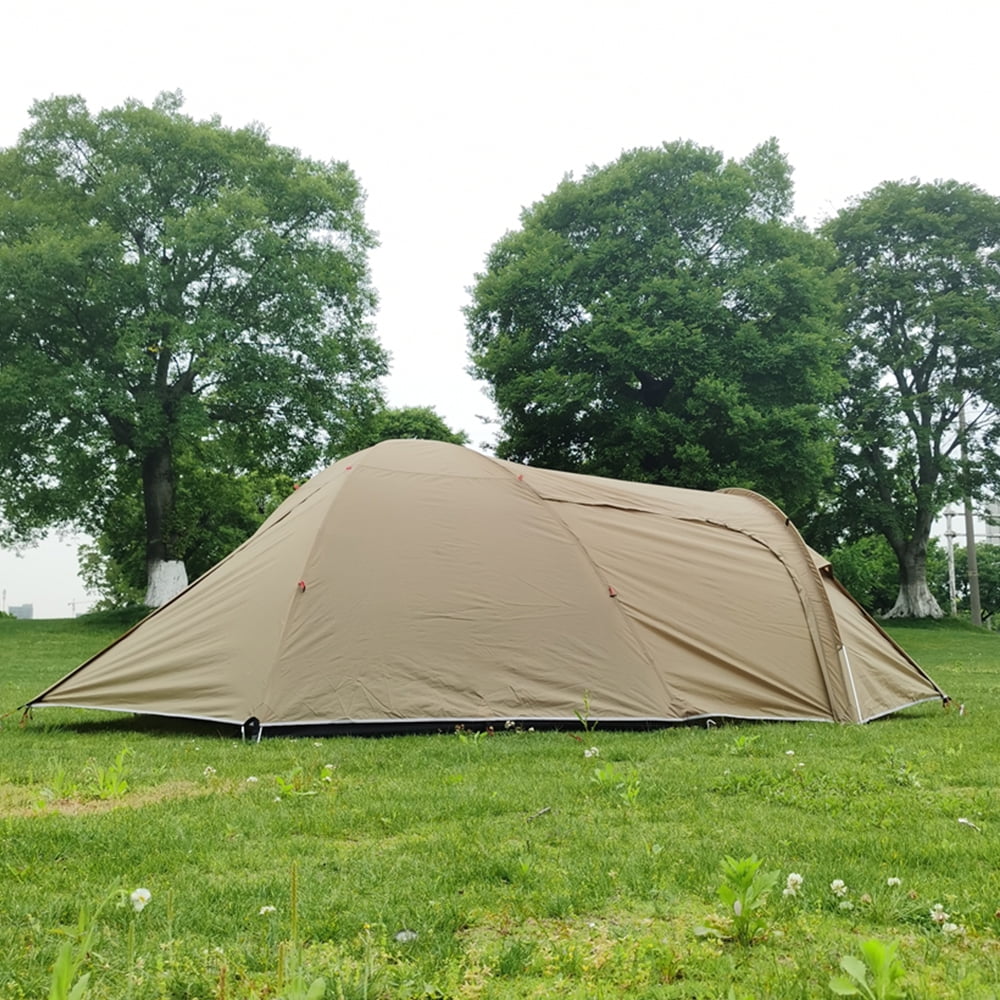 Waterproof Family Camping Tent 3 Person Weight Double Layer 1 Bedroom One Living Room