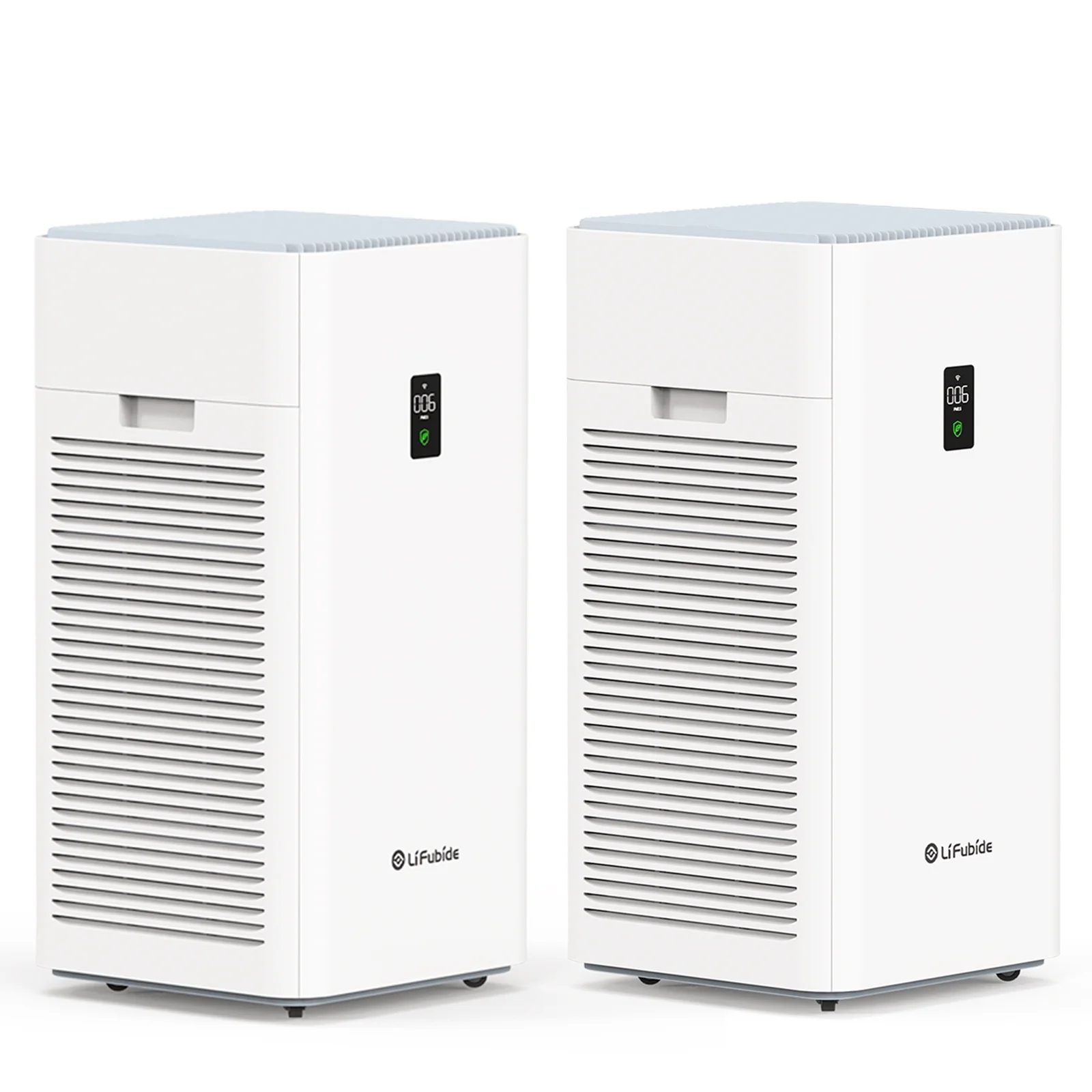 Lifubide Large Room Air Purifier, H13 True HEPA,4555 Sq.Ft Coverage,24dB Low Noise For Bedroom, Removal Of 99.99% 0.01 Microns Particles, Pet Dander Smoke Odor Dust,2 Pcs Air Puri Y1000