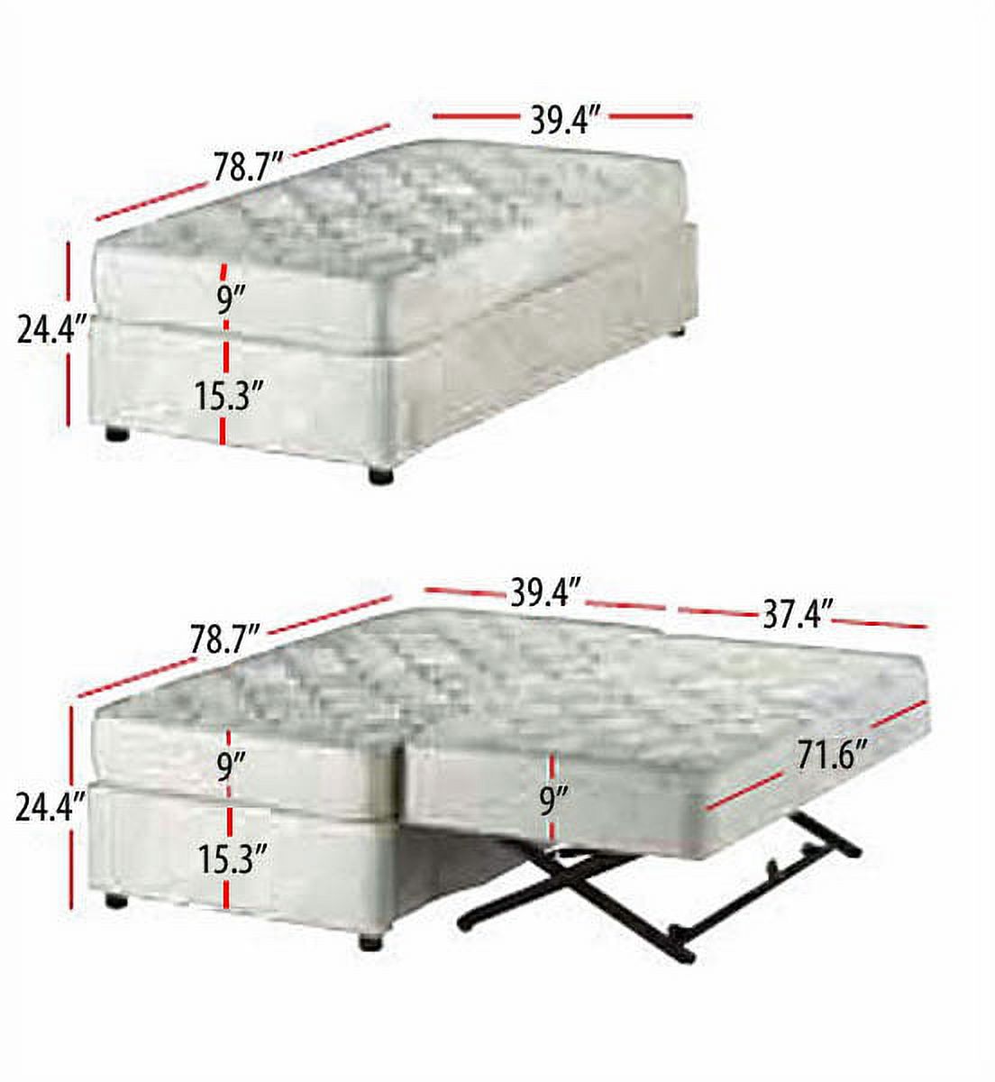 decoTrundle Combo Upholstered Bed Package