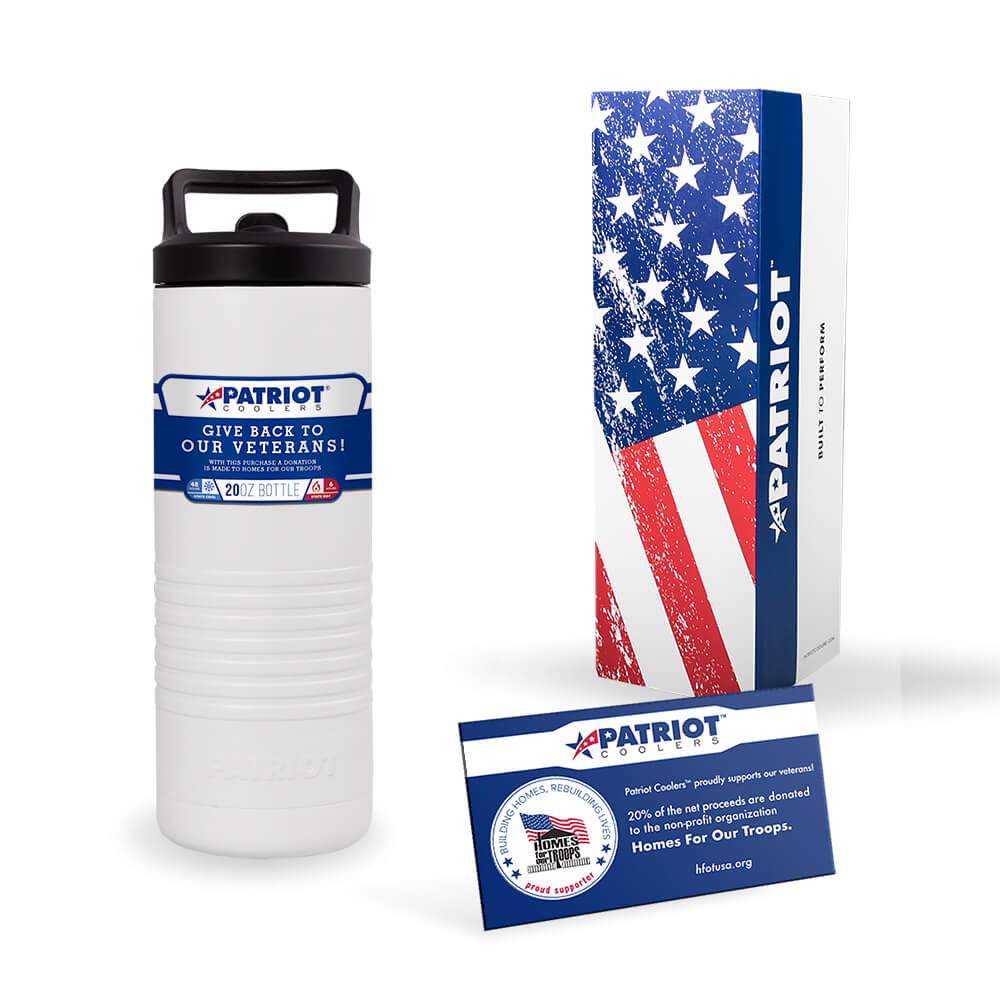 Patriot Coolers 20oz Stainless Steel Insulated Bottle