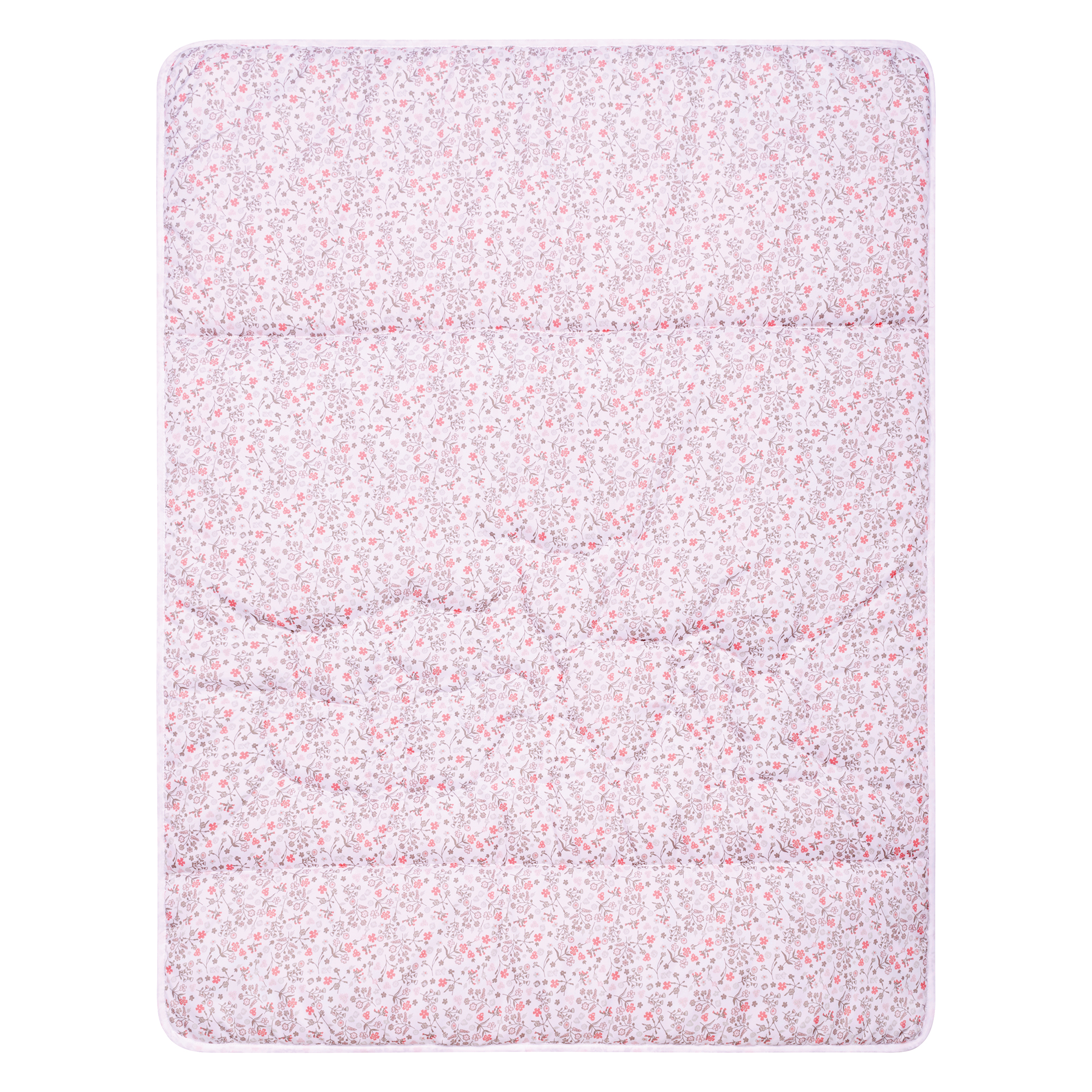 Sammy and Lou Sweet Forest Friends 4 Piece Infant Crib Bedding Set, Quilt, Fitted Crib Sheet, Plush Toy