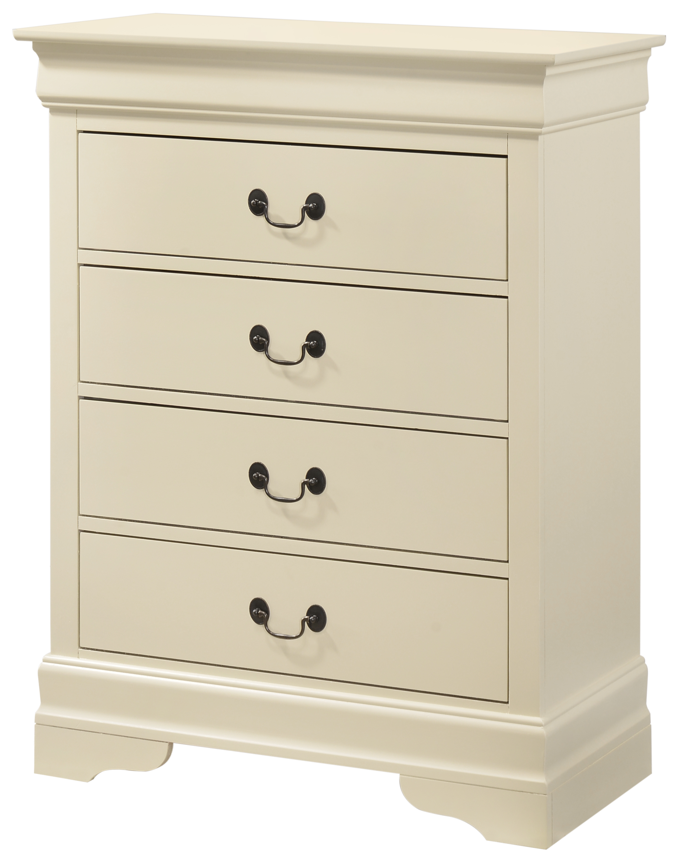 Glory Furniture Louis Phillipe G3175-BC 4 Drawer Chest , Beige