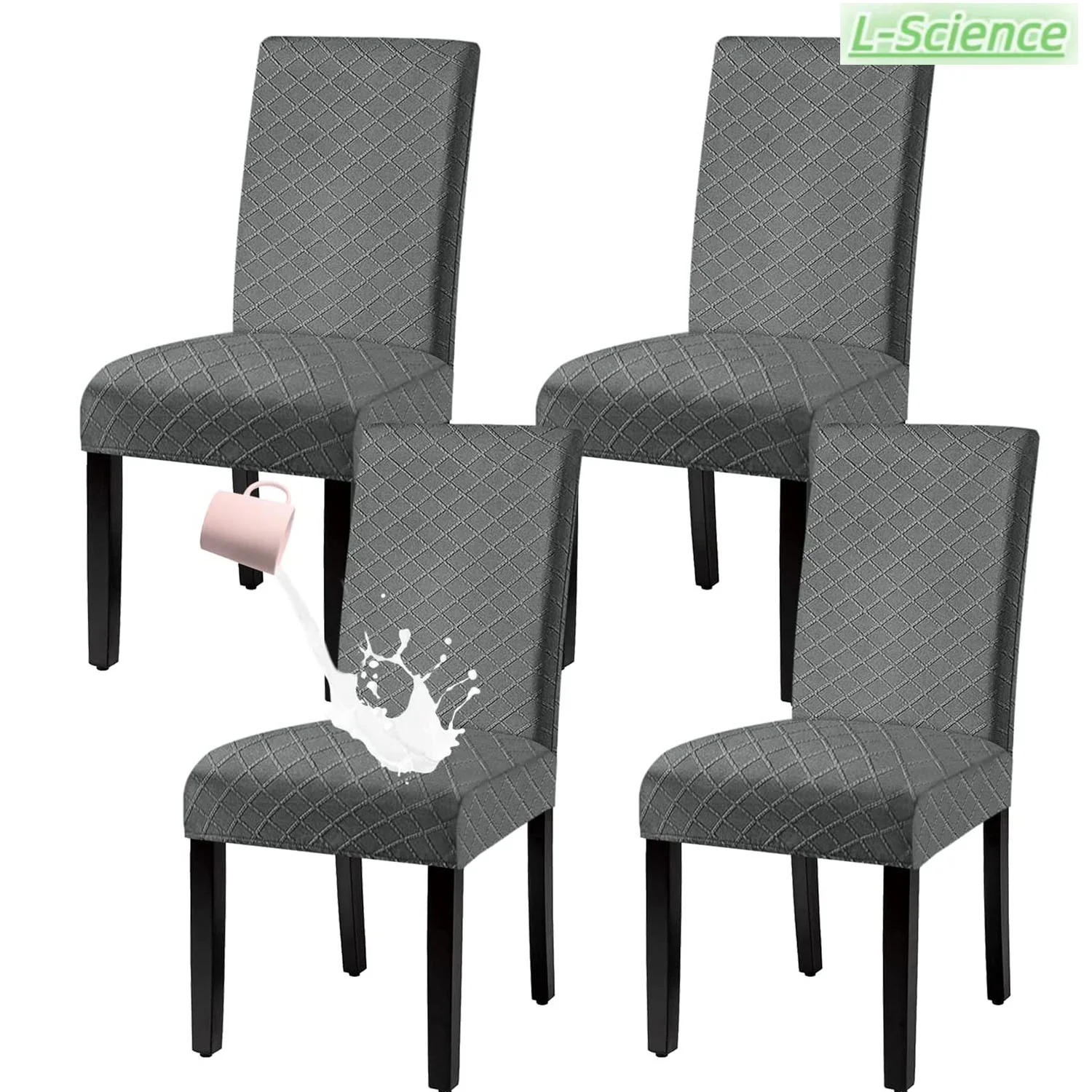 Waterproof Dining Chair Cover,Spandex Fabric Fit Stretch Chair Slipcover,Removable Washable Jacquard Parsons Chair Covers?