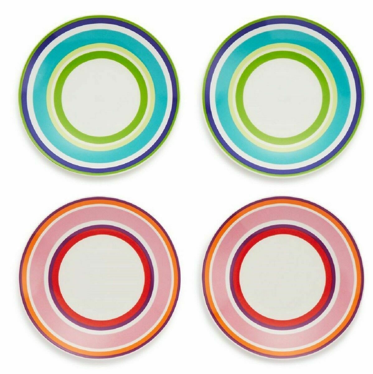 kate spade new york Wickford Cafe Stripe Tidbit Plates ~ Set of 4