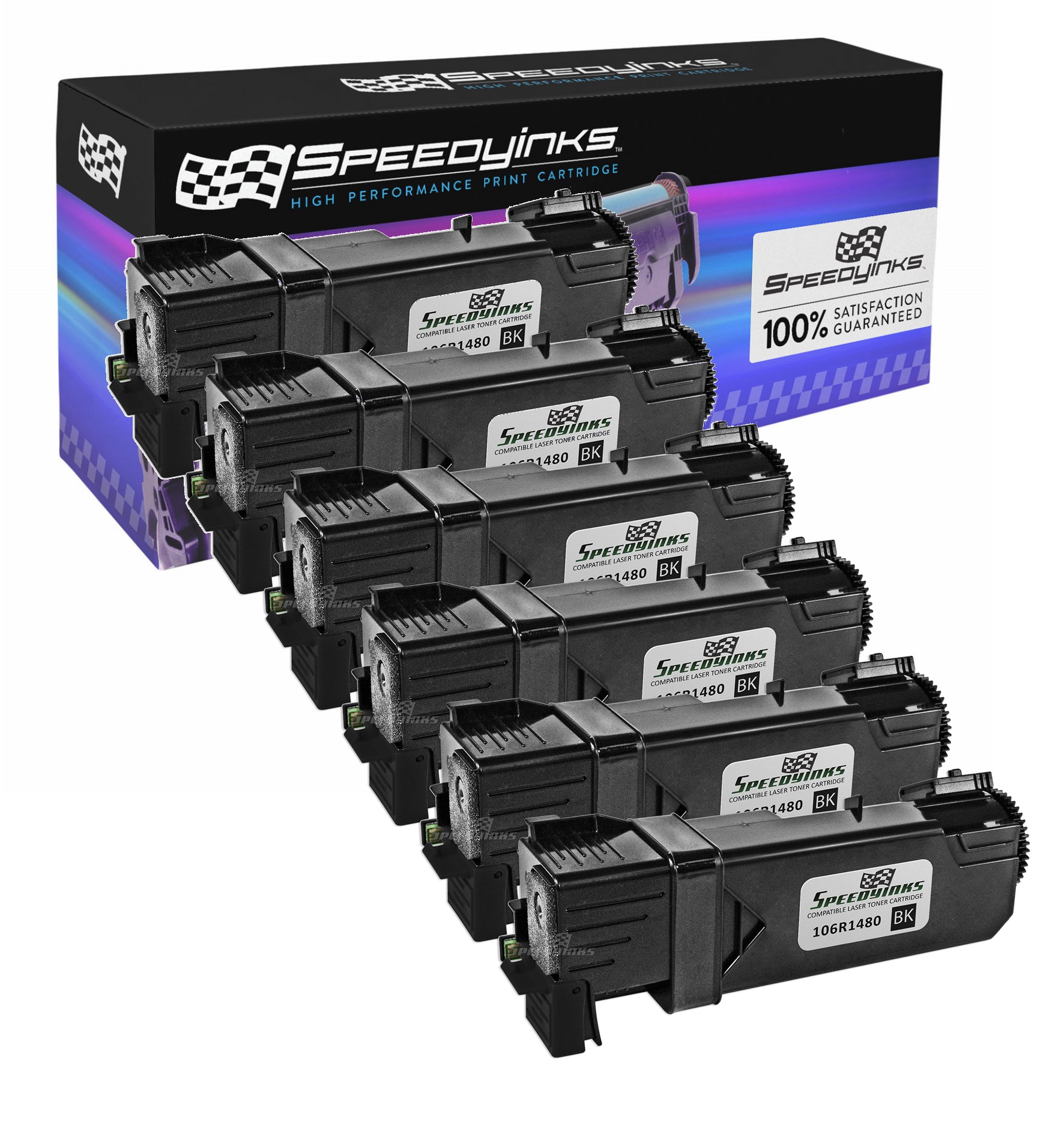 Speedy Compatible Toner Cartridge Replacement for Dell 2150 |MY5TJ (331-0719) High-Yield (Black, 6-Pack)