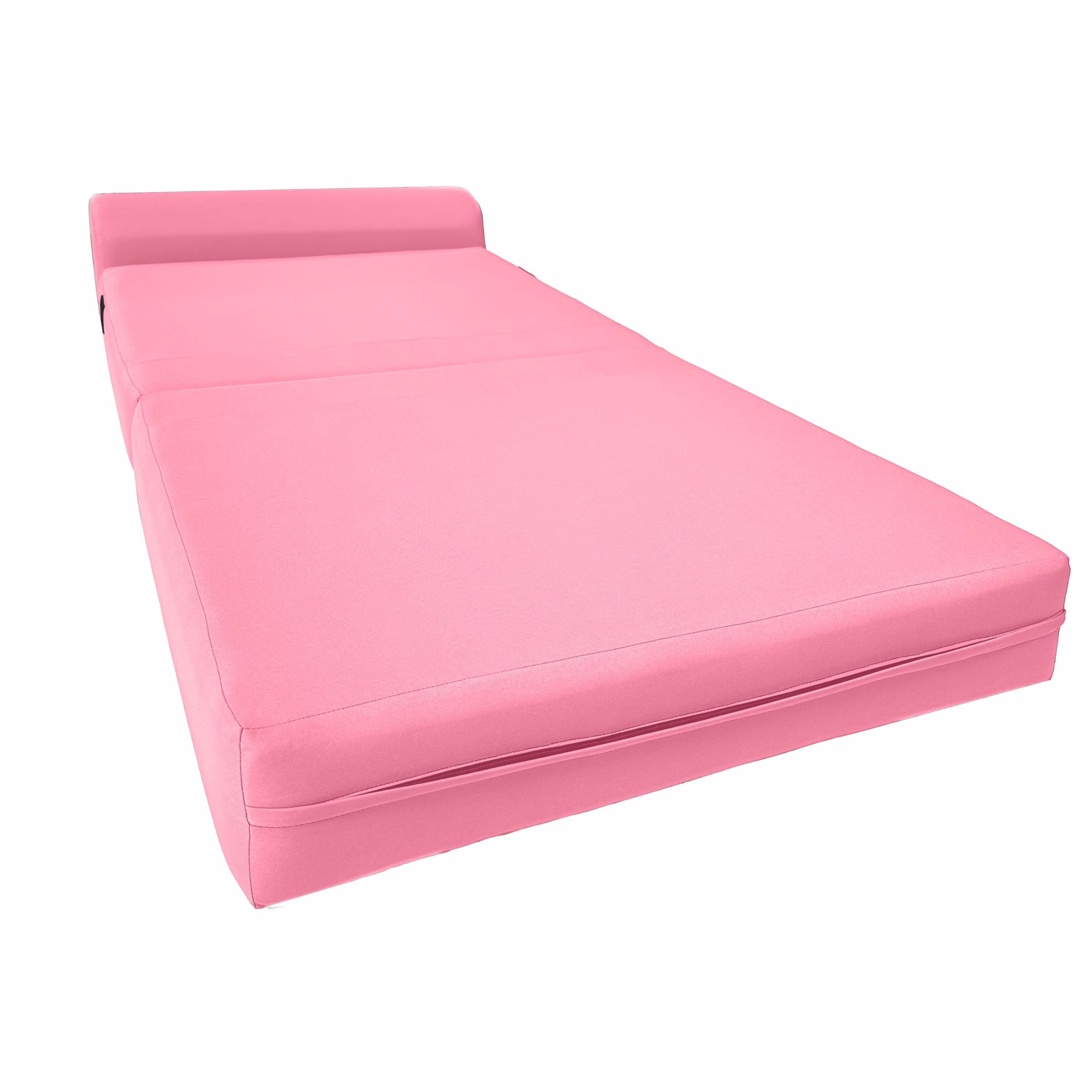 Pink Sleeper Chair Folding Foam Beds, Portable Studio Sofa Guest Bed, 6 x 32 x 70