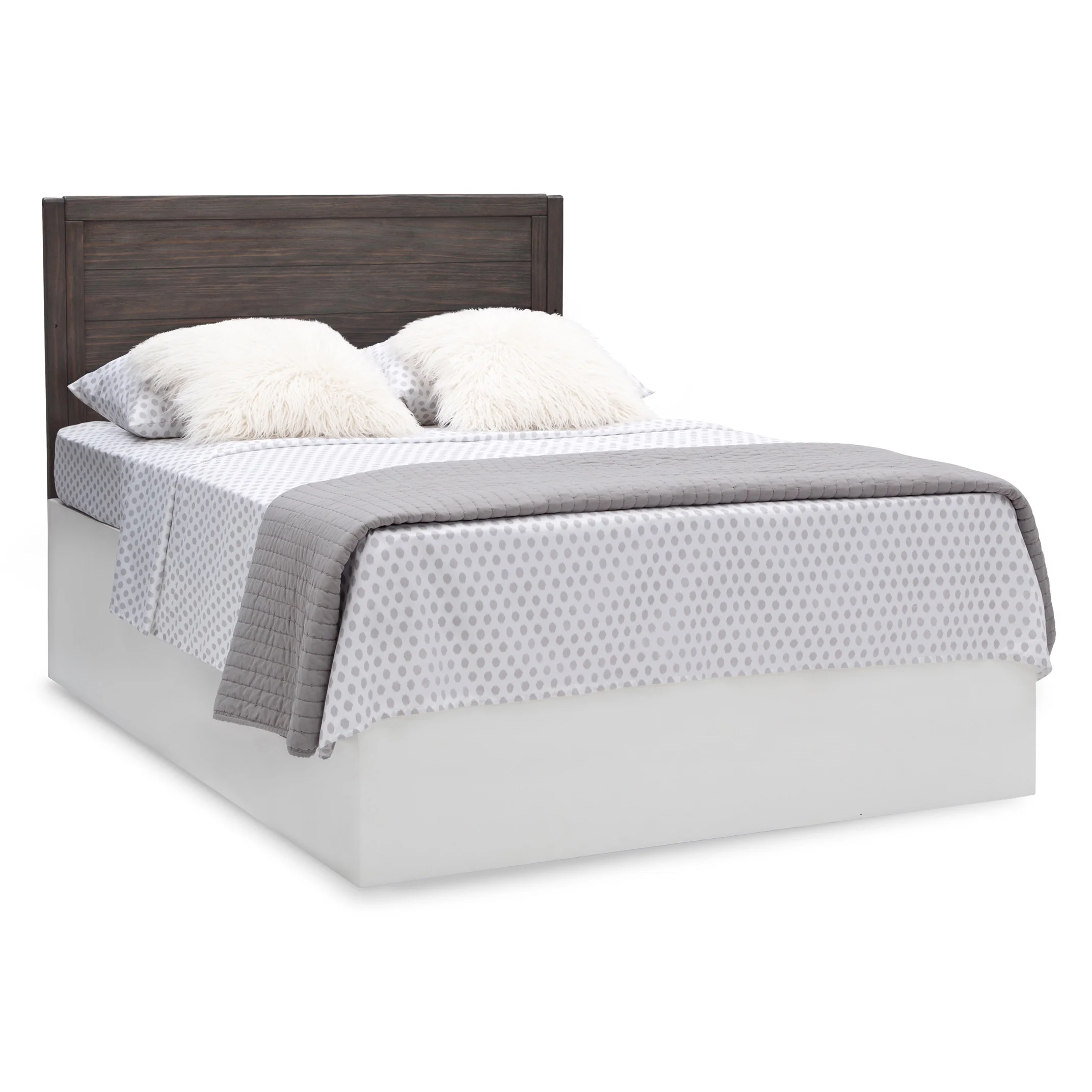 Delta Children Cambridge Mix and Match 4-in-1 Convertible Baby Crib,, Rustic Grey