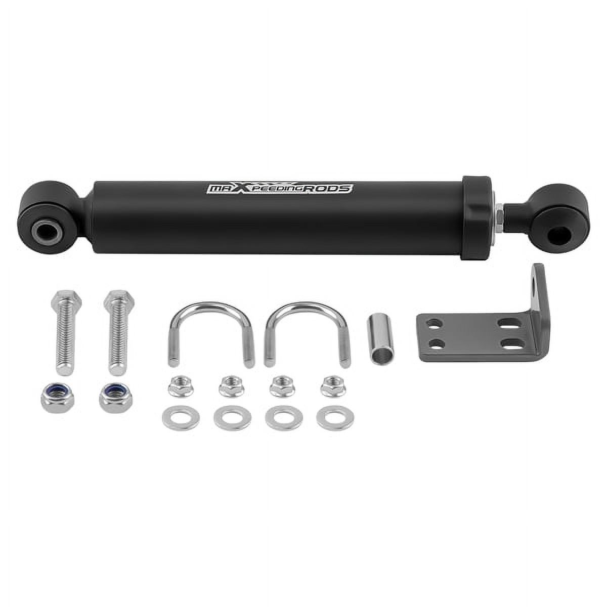 Fithood Steering Stabilizer W/ Mounting Brackets For Jeepf Wrangler JK 2WD 4WD 2007-2018