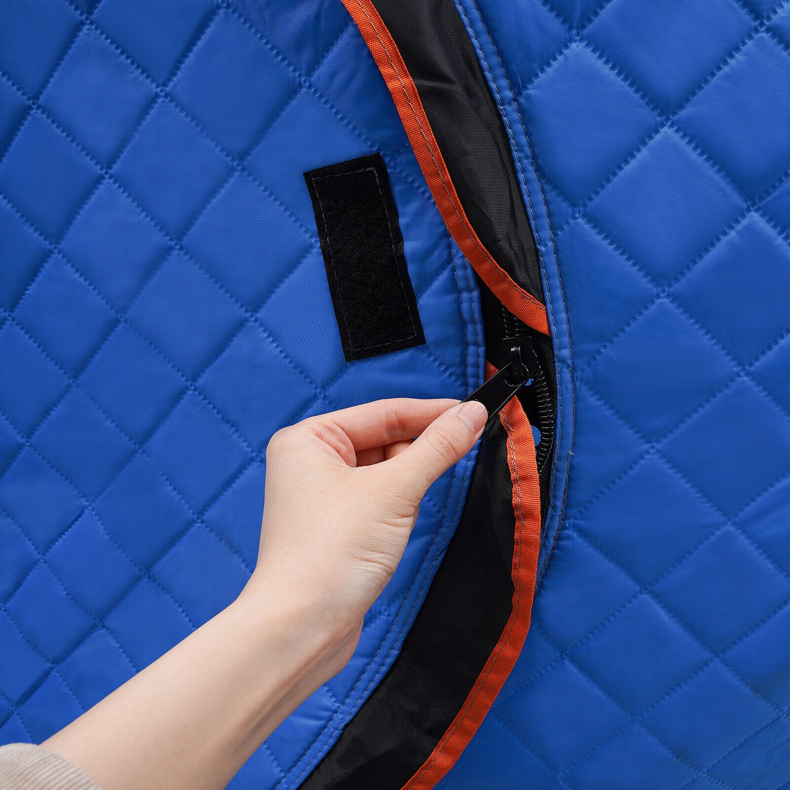 1-2 People Ice Lake Fishing Shelter Freestanding Insulated Tent with Handbag Winter