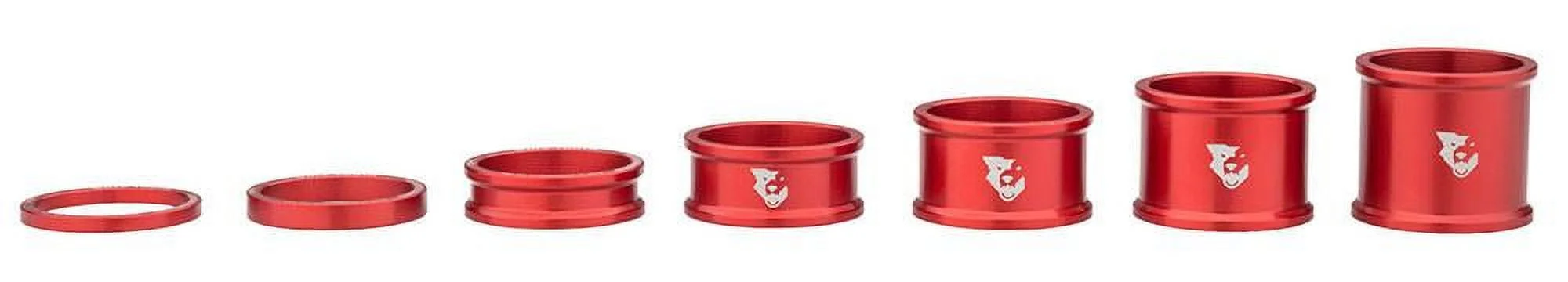 Wolf Tooth Components Headset Spacer 5 Pack, 5mm, Black