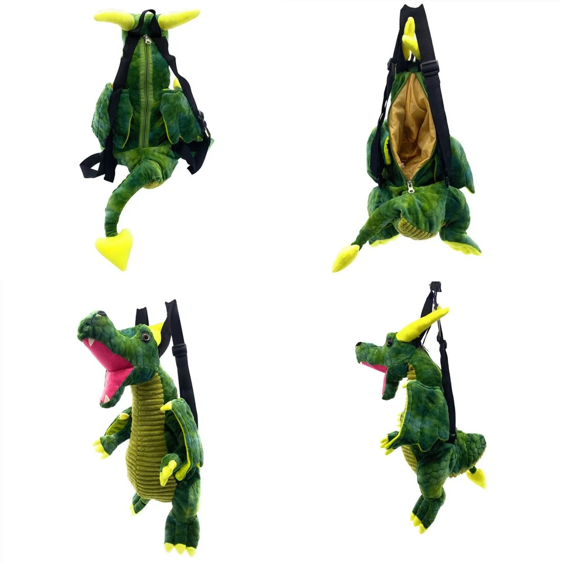 Empire Cove Kids School Mini Backpack Furry Dragon Book Bag Girls Boys Toddler