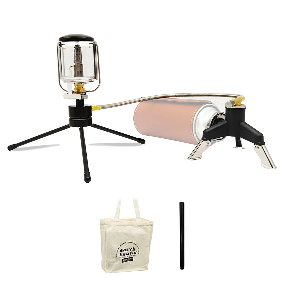 Gecheer Portable Bright Camping Lantern Gas Outdoor Fishing Picnic Tent Home Garden Hung Glass with Tripod