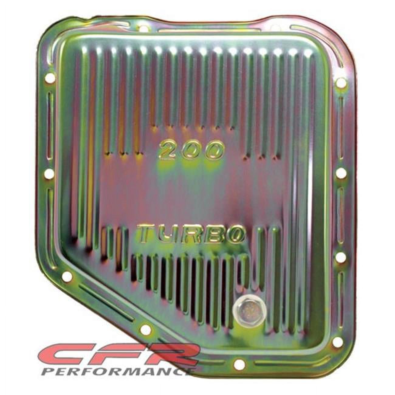 CFR HZ-9123-PBK Chevy-Gm Turbo TH-200 Steel Transmission Pan, Black