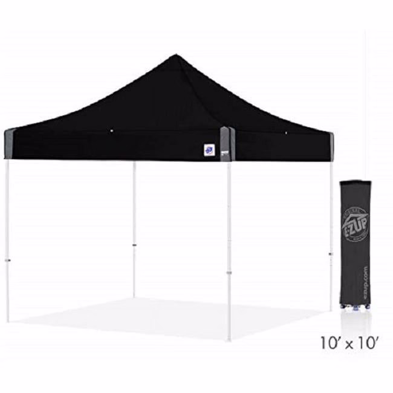 E-Z Up International EZUEC3STL10KFWHTBK 10 ft. Eclipse Instant Steel Shelter, Black & White
