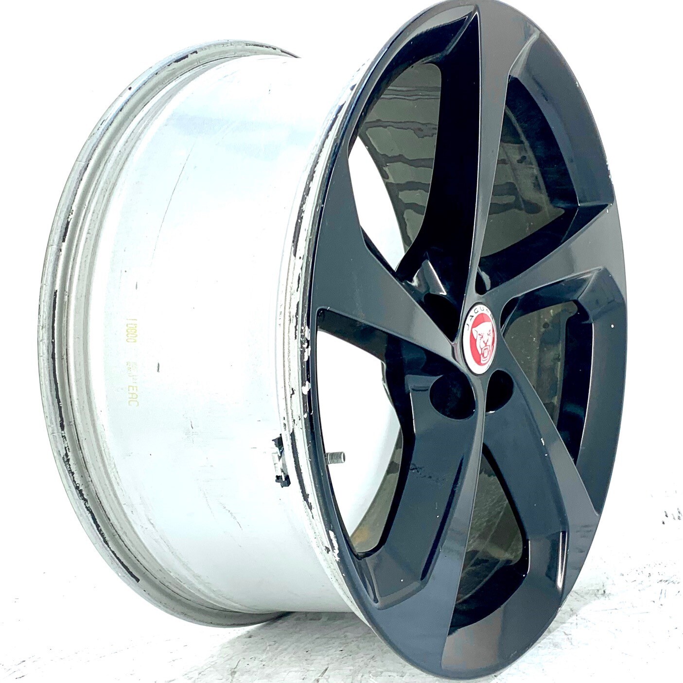 Pre-Owned 2017-2023 Jaguar F-Pace Wheel 19x8.5 Alloy 5-Spoke Black OEM (Good)