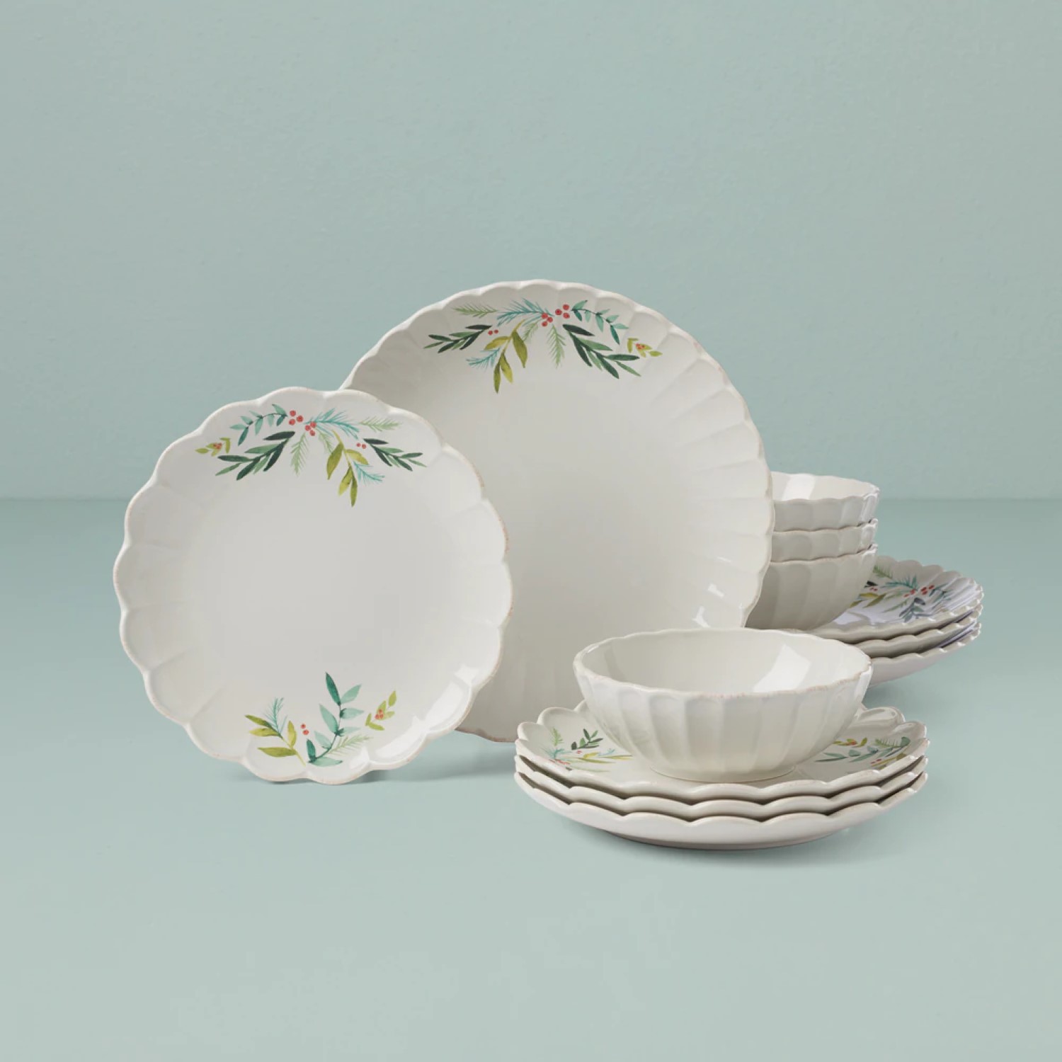 Lenox French Perle Berry 12-Piece Dinnerware Set