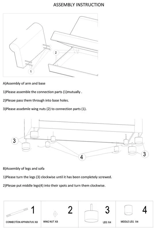 Ottomanson Magnificence Sleeper Loveseat, Beige Chenille