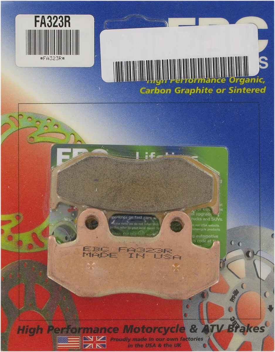 EBC R Series Sintered Brake Pad for Yamaha YFZ 450 2006-2009