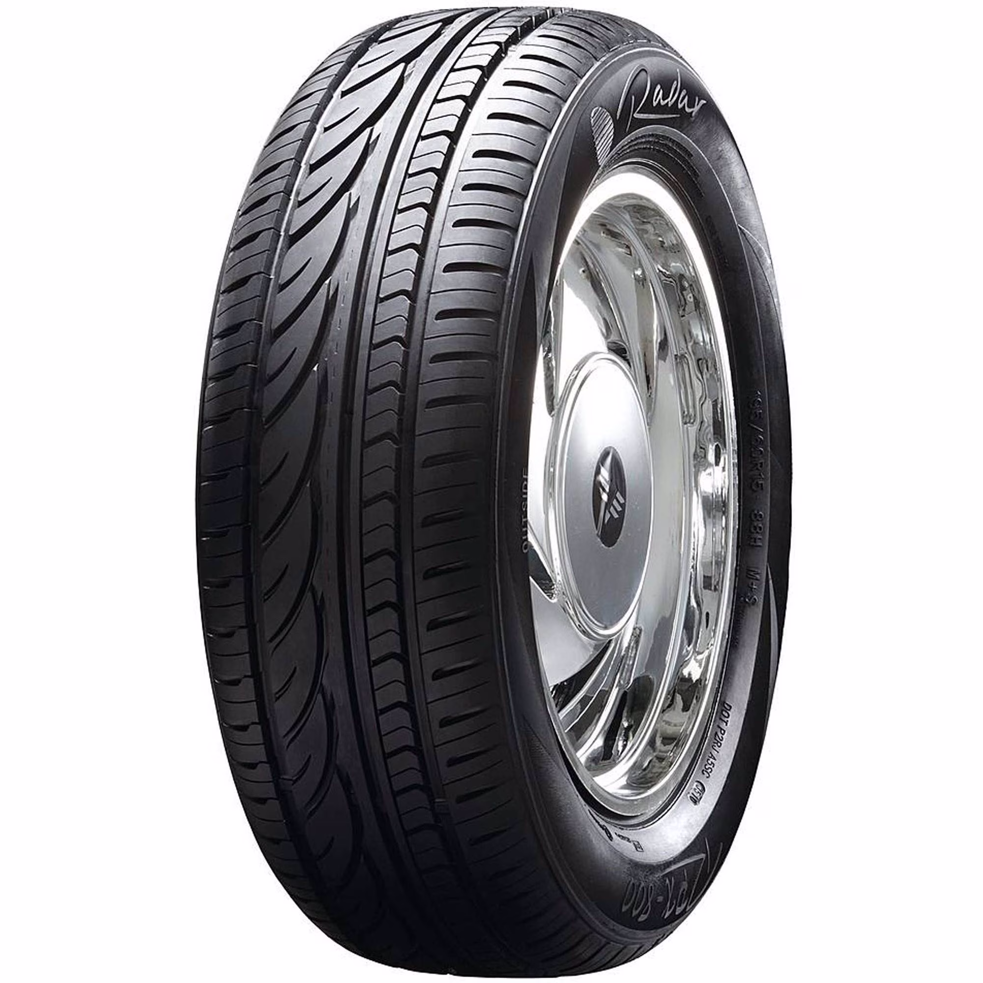 Radar RPX-800 195/70R14 91T Passenger Tire Fits: 2001-02 Honda Accord Value Package, 1998-2000 Honda Accord DX
