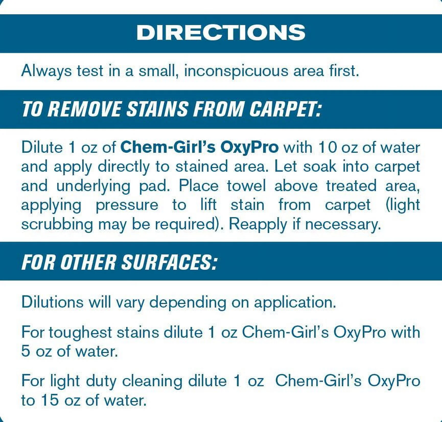 OXY-PRO - Oxi Cleaner