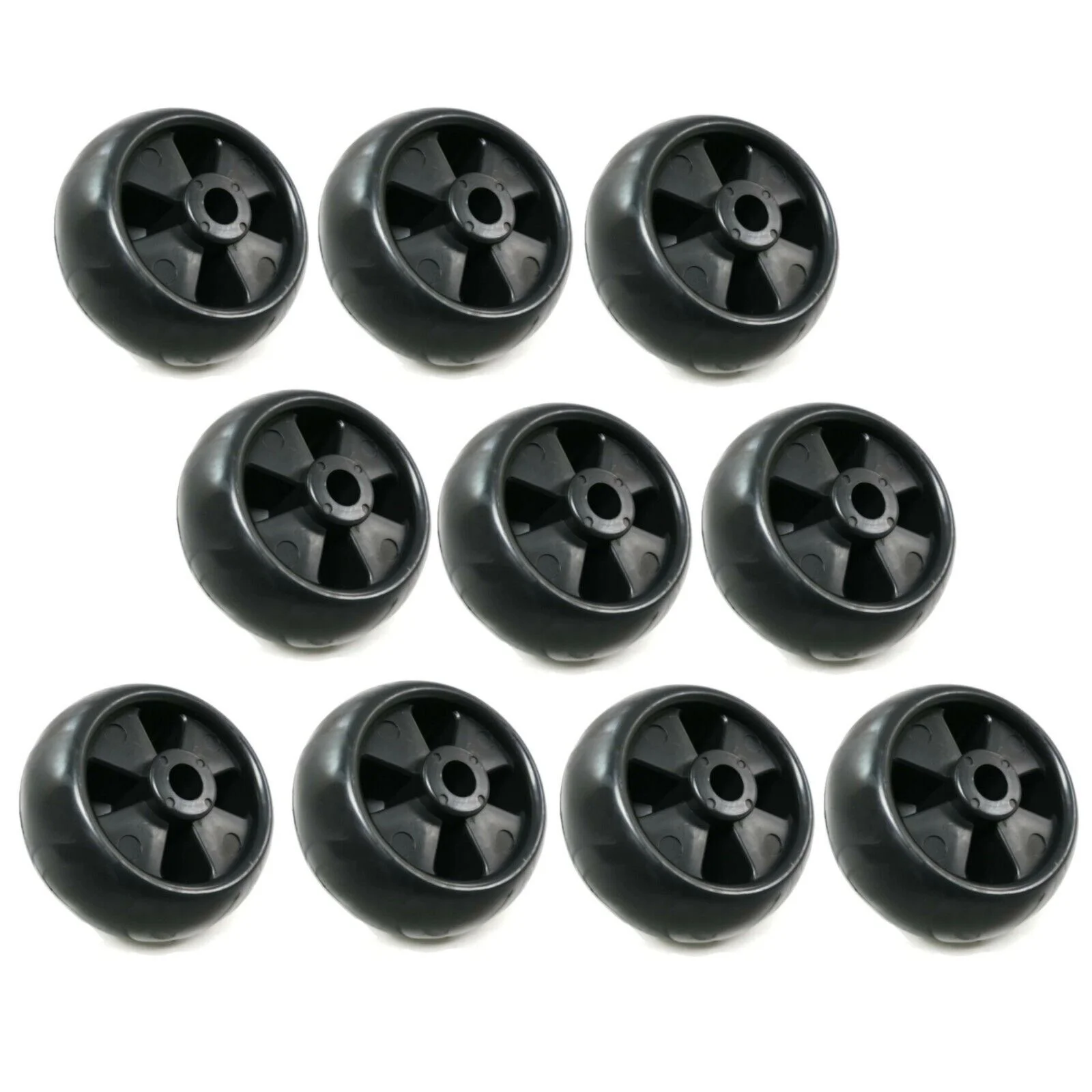 The ROP Shop | (Pack of 10) Deck Wheels for Spin Steer SST15, SST16, SST18, Scotts S2048,