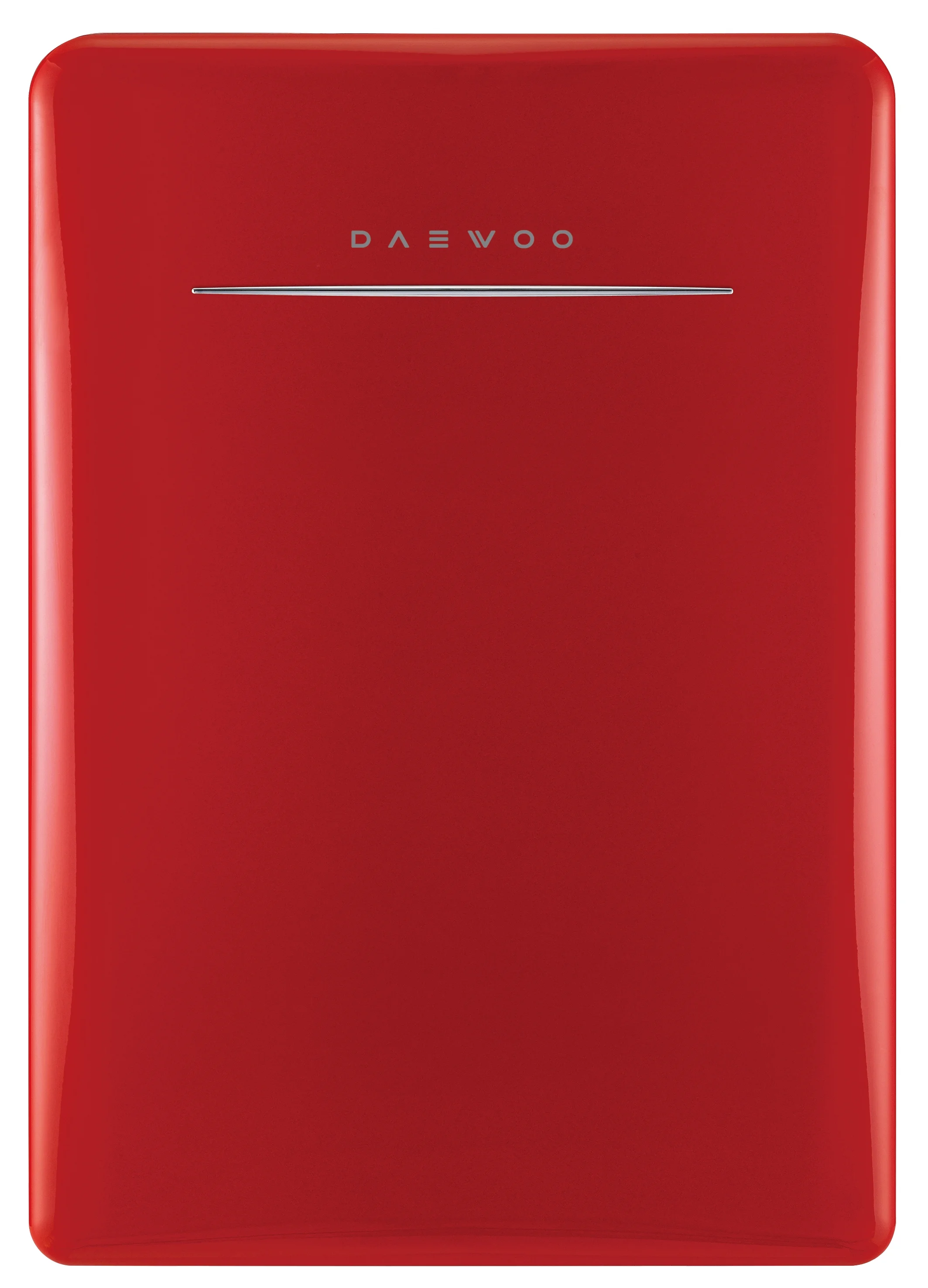 Daewoo 2.8 Cu Ft Retro Mini Fridge FR-028RCNM, Pure Red