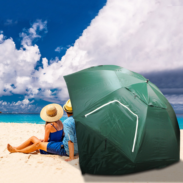 Premium Sunshade Beach Umbrella - Includes ground nails, ropes, and a PVC carry bag - Stay Cool Outdoors
