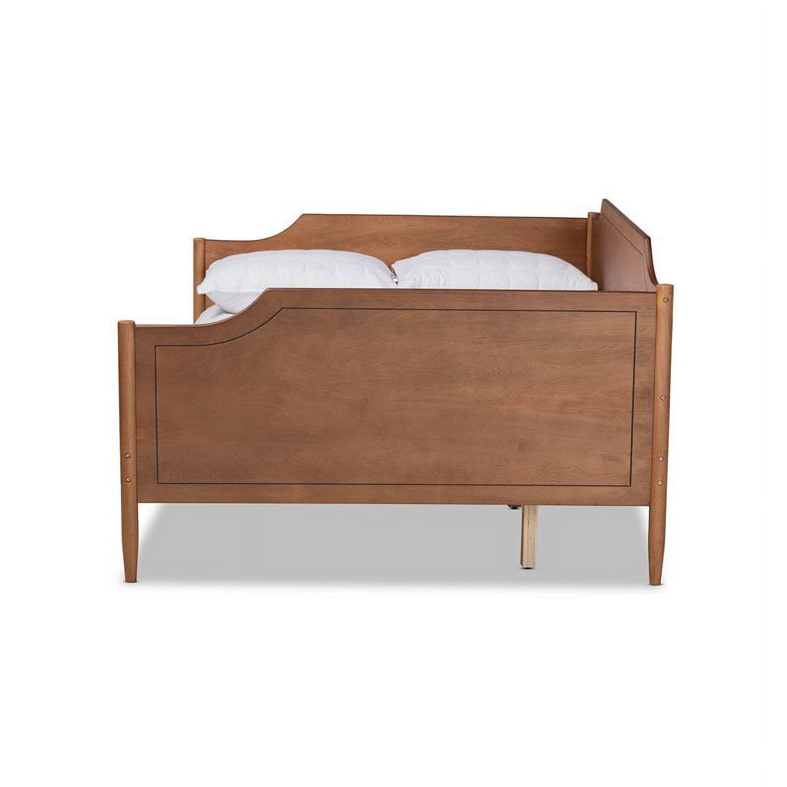 Bowery Hill Walnut Brown Finished Wood Full Size Daybed