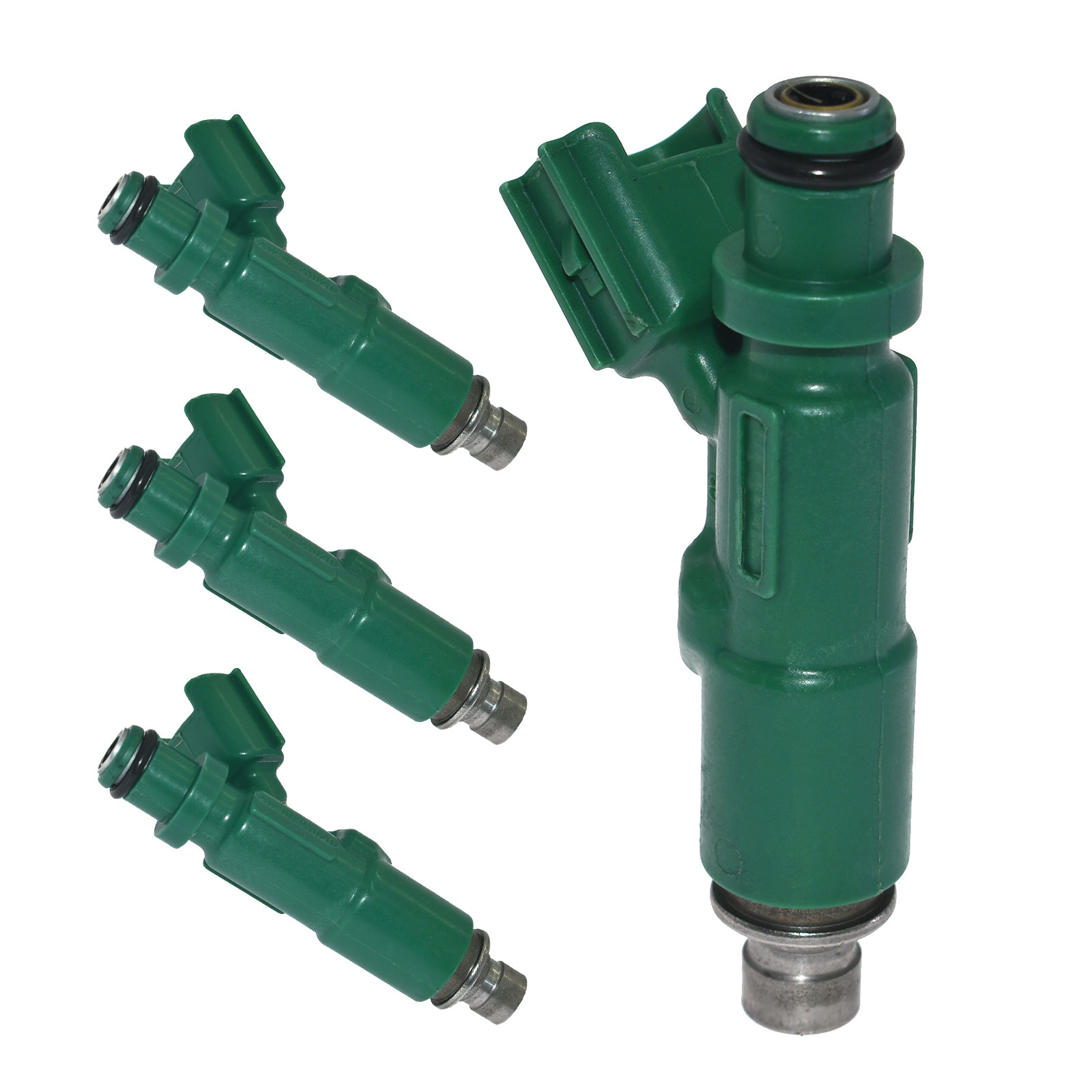 BMTBUY 4pieces Fuel Injectors Nozzles 12 Holes Engine for 2001-2009 Toyota Prius, 2000-2005 Toyota Echo, 2004-2006 Scion XB XA 842-12234 Green Color
