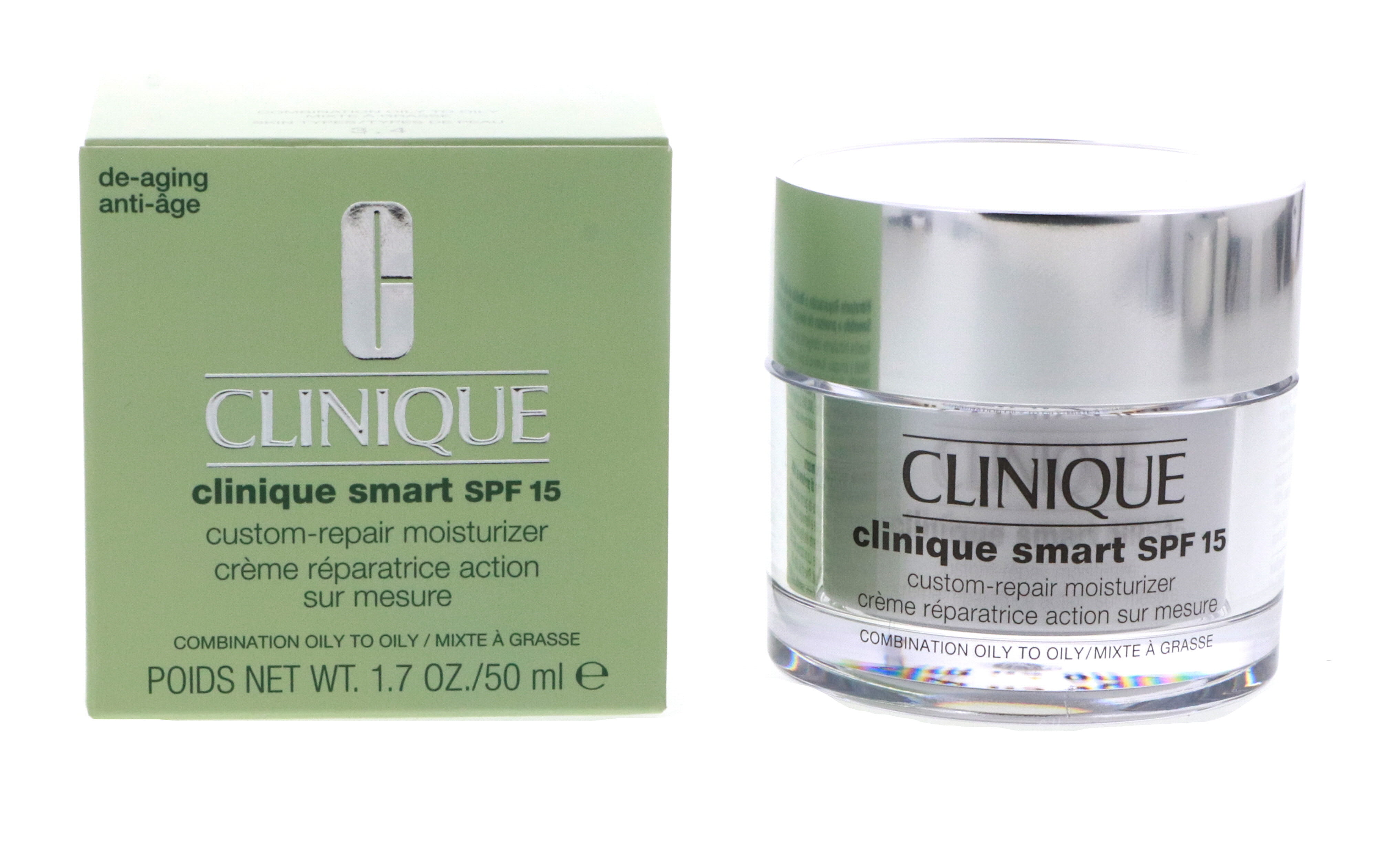 Clinique Smart Custom-Repair Moisturizer SPF15 for Combination Oily to Oily Skin, 1.7 oz