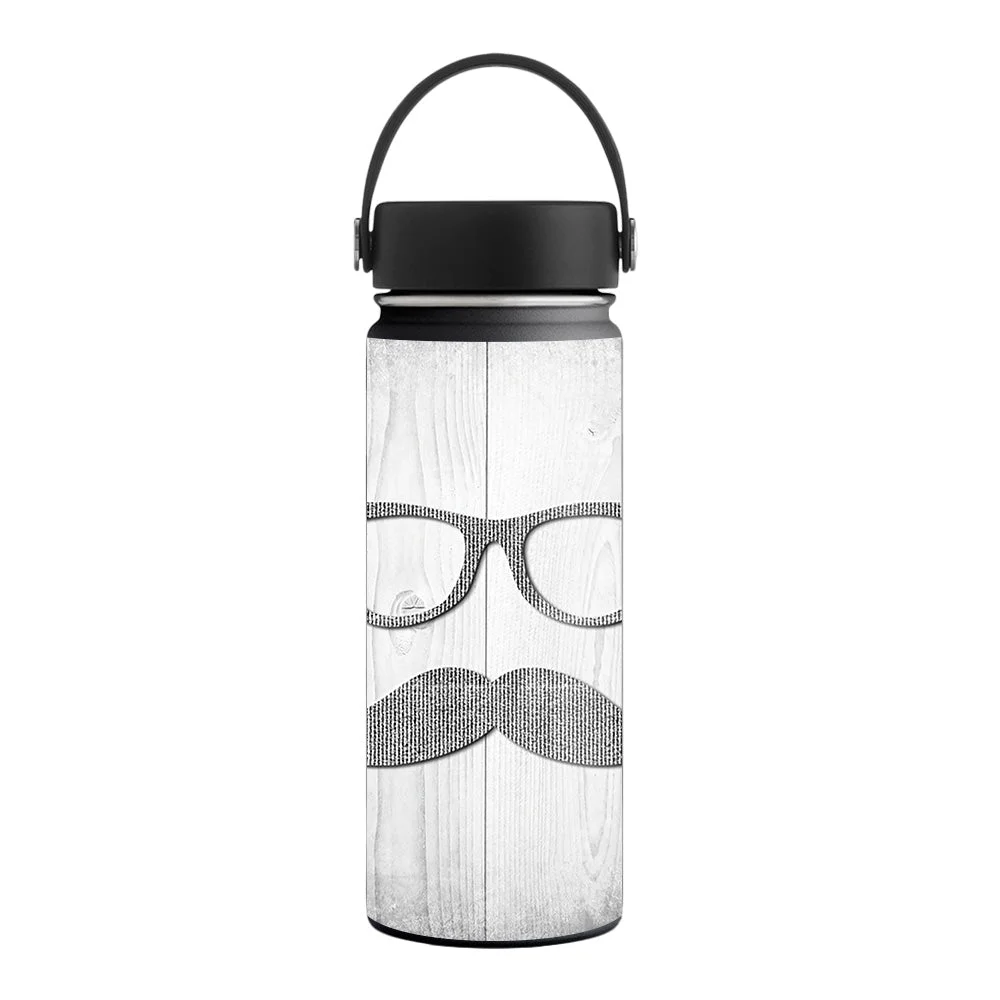 Skin Decal Wrap Compatible With Hydro Flask 18 oz. Wide Mouth Sticker Design Hipster