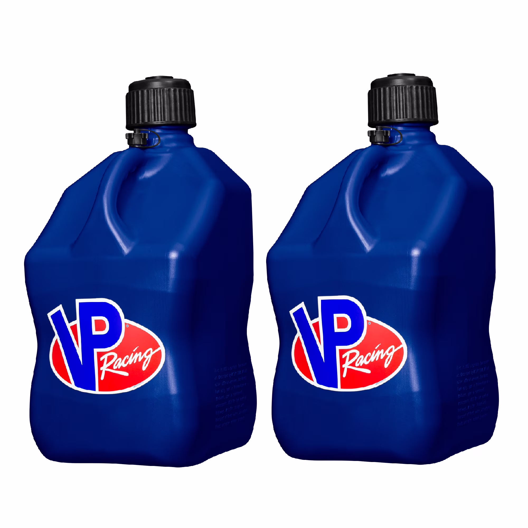 VP Racing Fuels Motorsport 5.5 Gallon Square Utility Jugs, Blue (2 Pack)