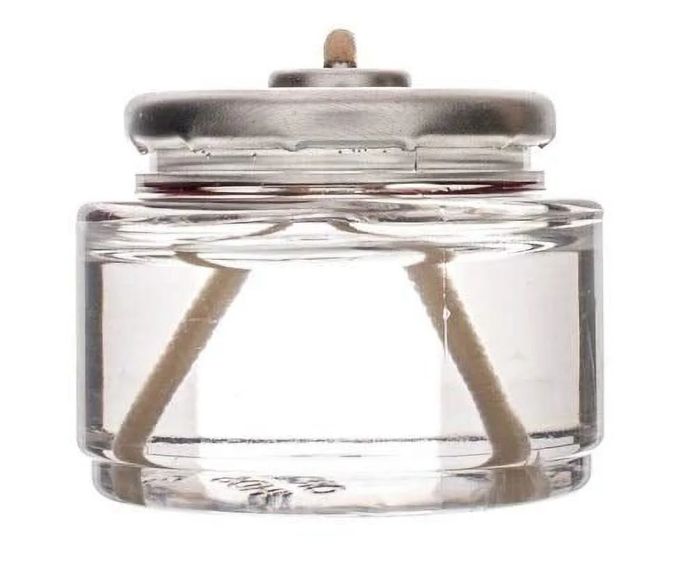 D'light Online HD8-180 Disposable Clear Paraffin Wax 8 Hour Tea Light Fuel Cell Oil Candle Cartridge - Set of 180