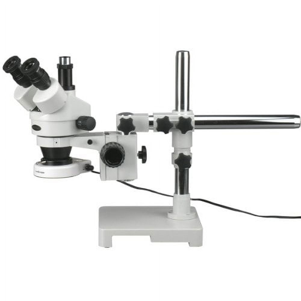 AmScope SM-3TY-80S Professional Trinocular Stereo Zoom Microscope, WH10x Eyepieces, 7X-90X Magnification, 0.7X-4.5X Zoom