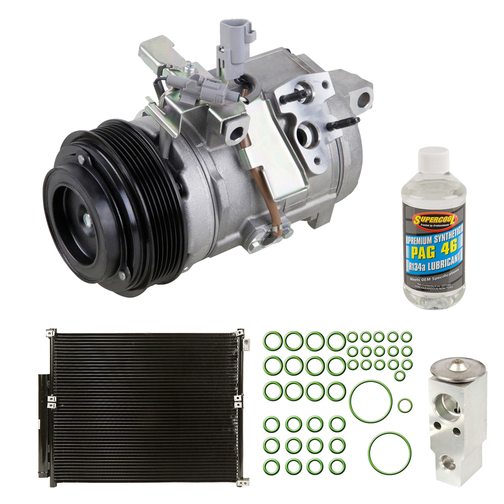 For Lexus GX470 2005-2009 OEM AC Compressor w/ Condenser Drier - Buyautoparts