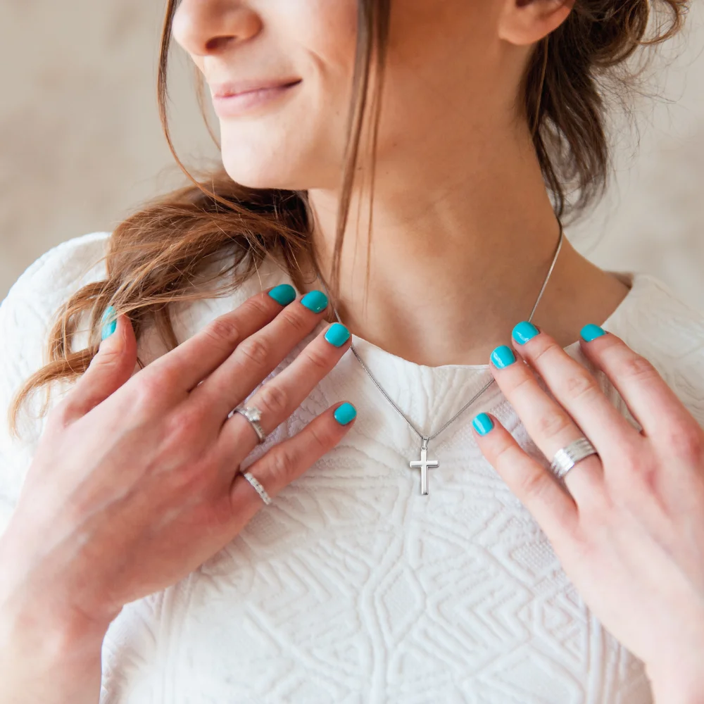 Future Husband - Artisan Cross Necklace, Anniversary, Birthday Gift