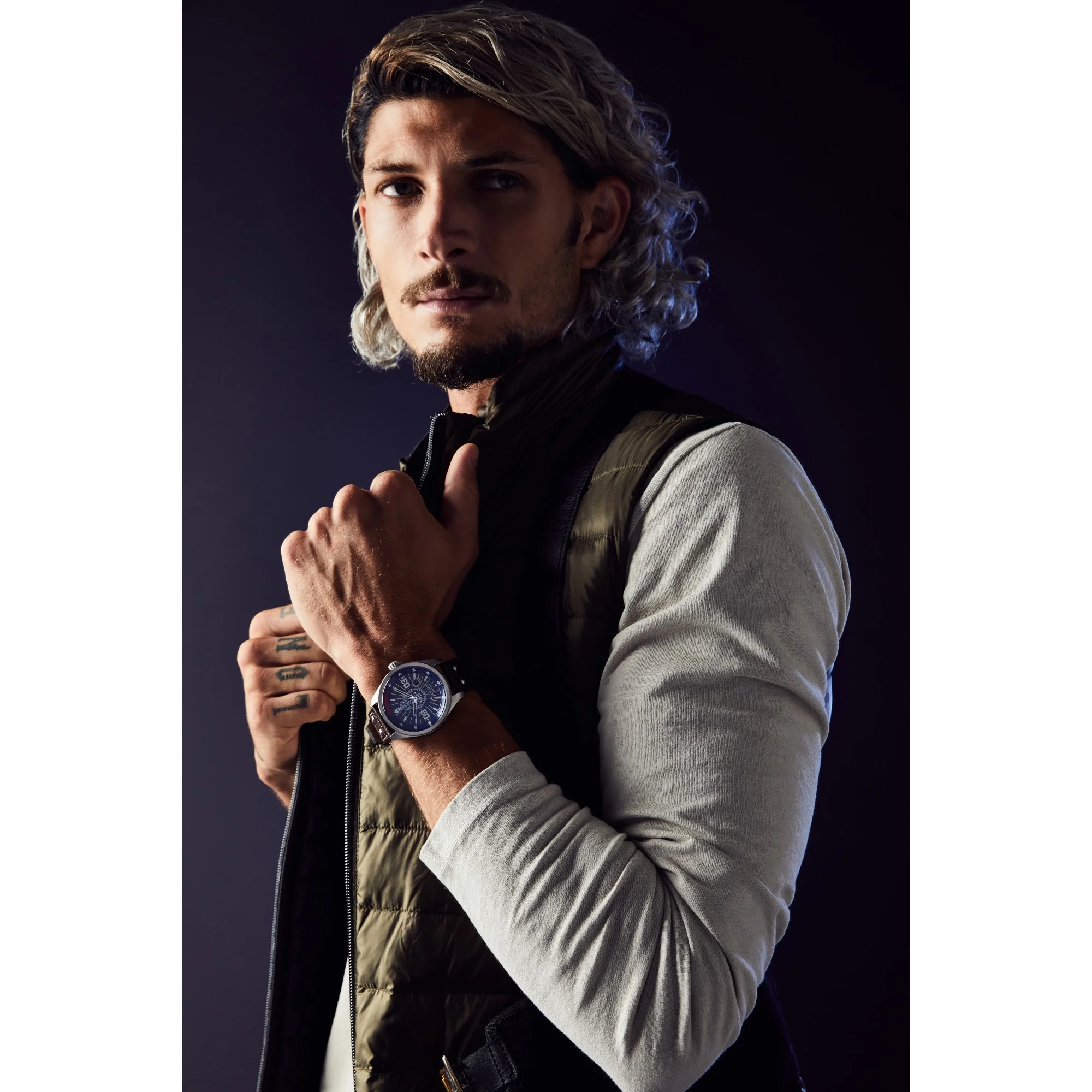 Citizen Men's Eco-Drive Star Wars Han Solo Leather Strap Watch AW5009-03W