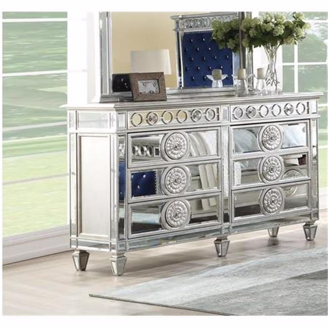 Varian Dresser - Mirrored - 41 x 68 x 20 in.