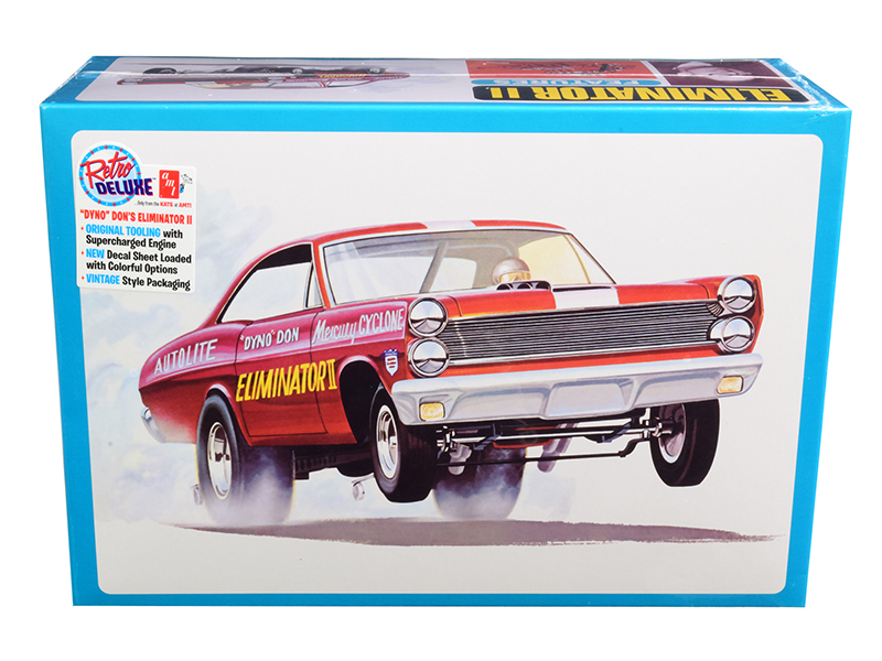 Diecast Skill 2 Model Kit Mercury Cyclone Funny Drag Car 
