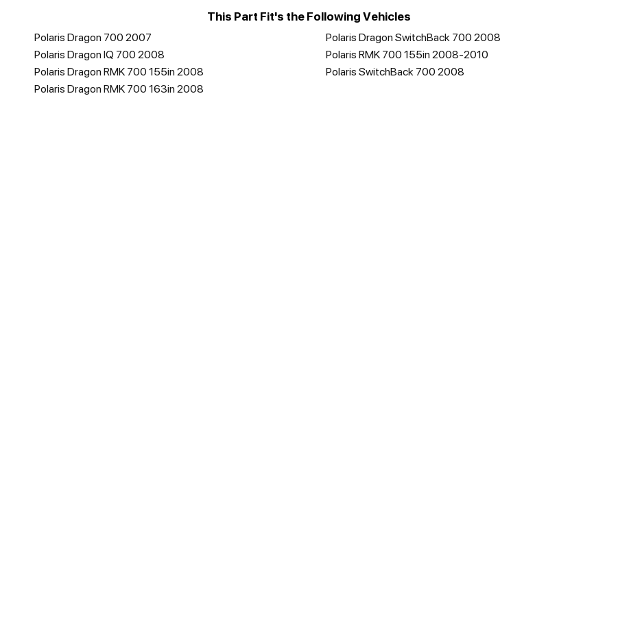 SPI PISTON KIT, POLARIS