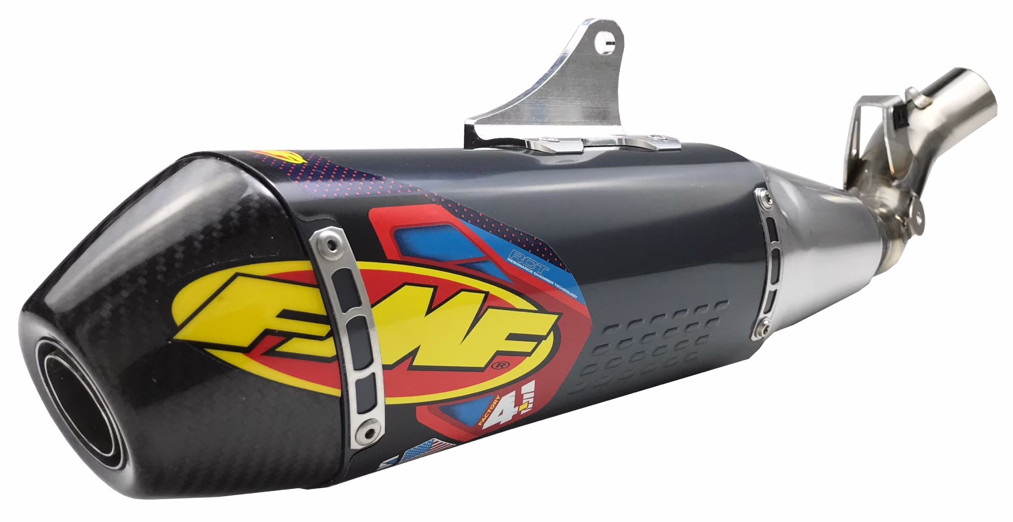 FMF 4.1 RCT Slip-On Muffler w/Carbon Tip (041610)