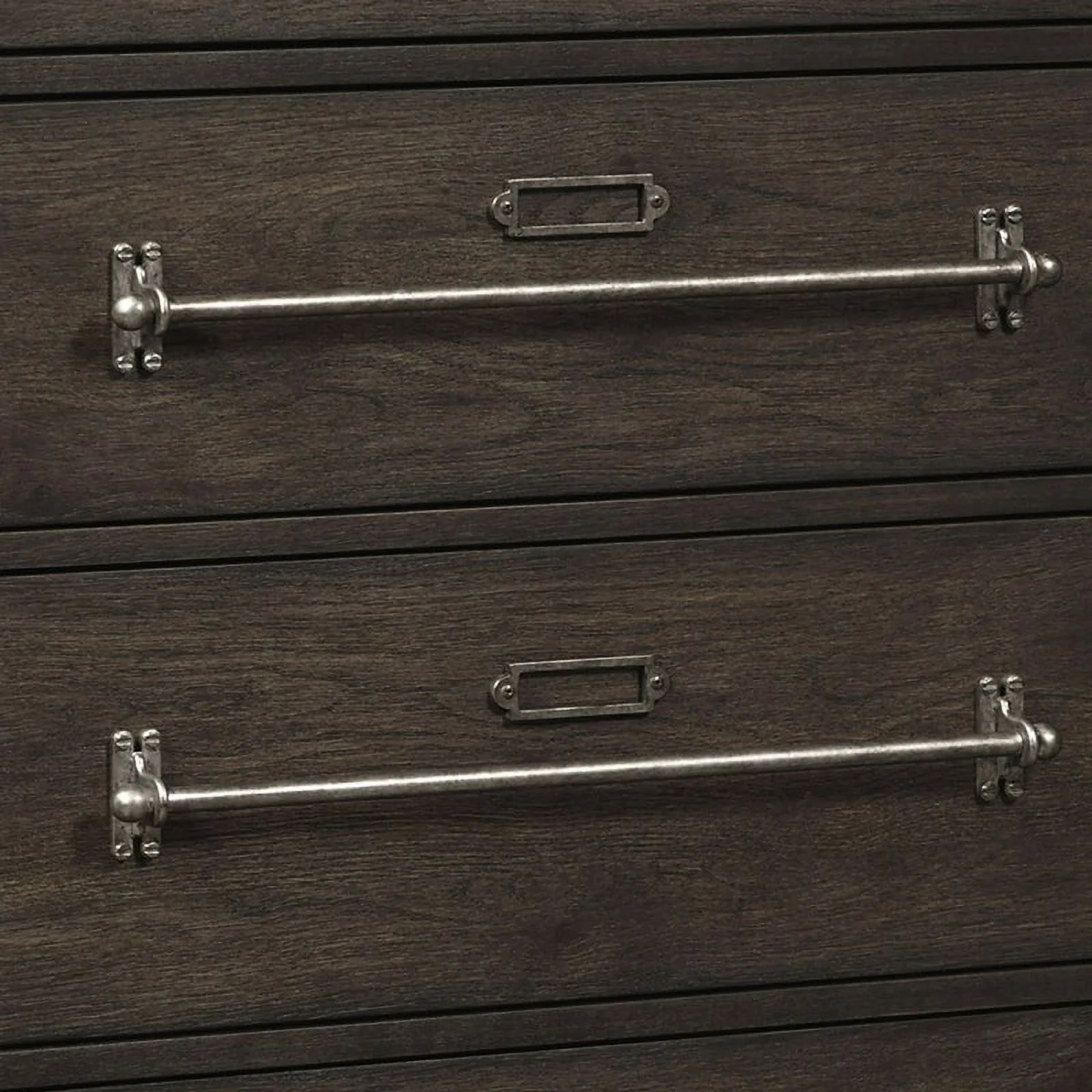 Five Drawer Dark Oak Chest