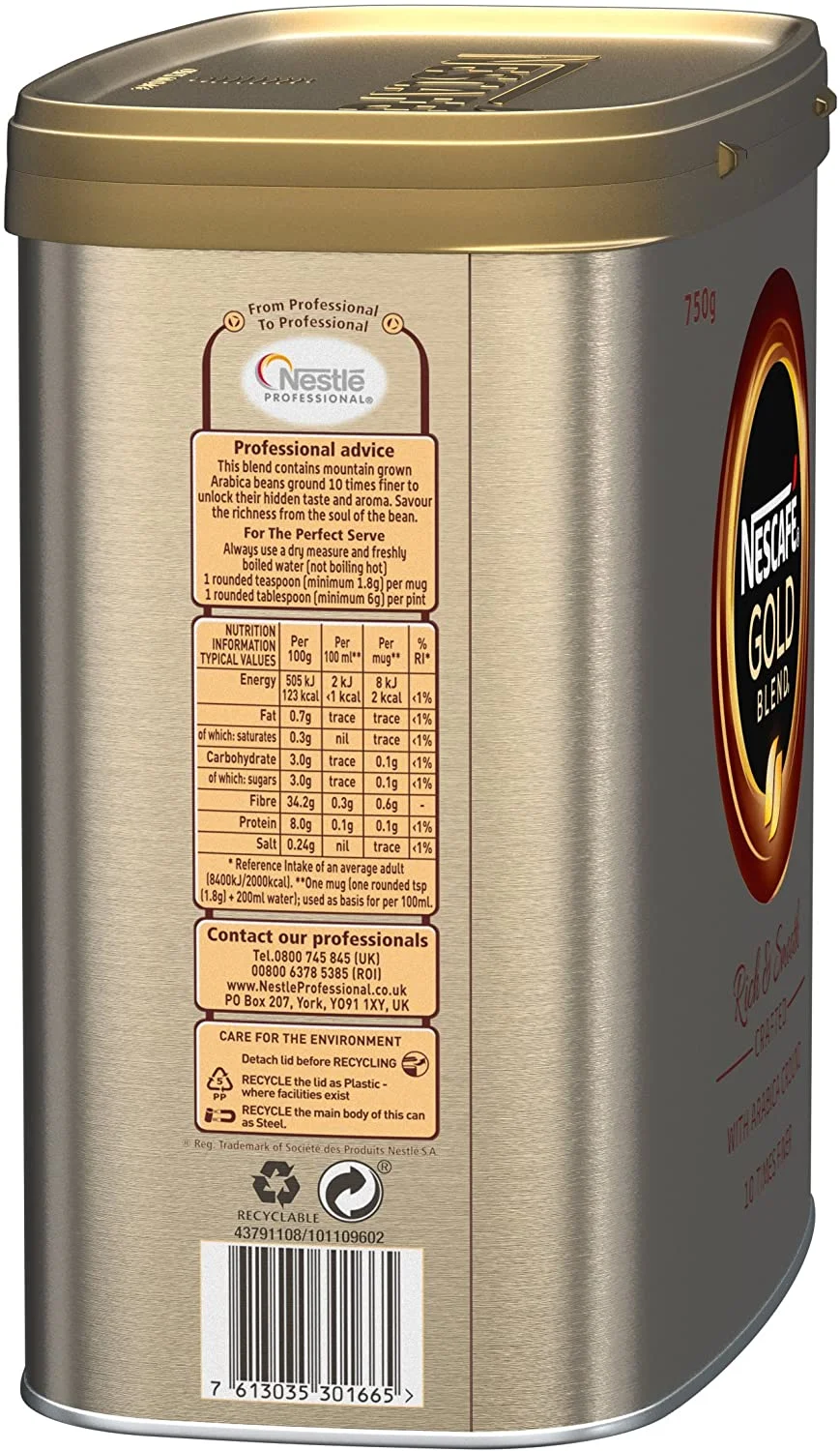 Nescafe Gold Blend Coffee - 750g