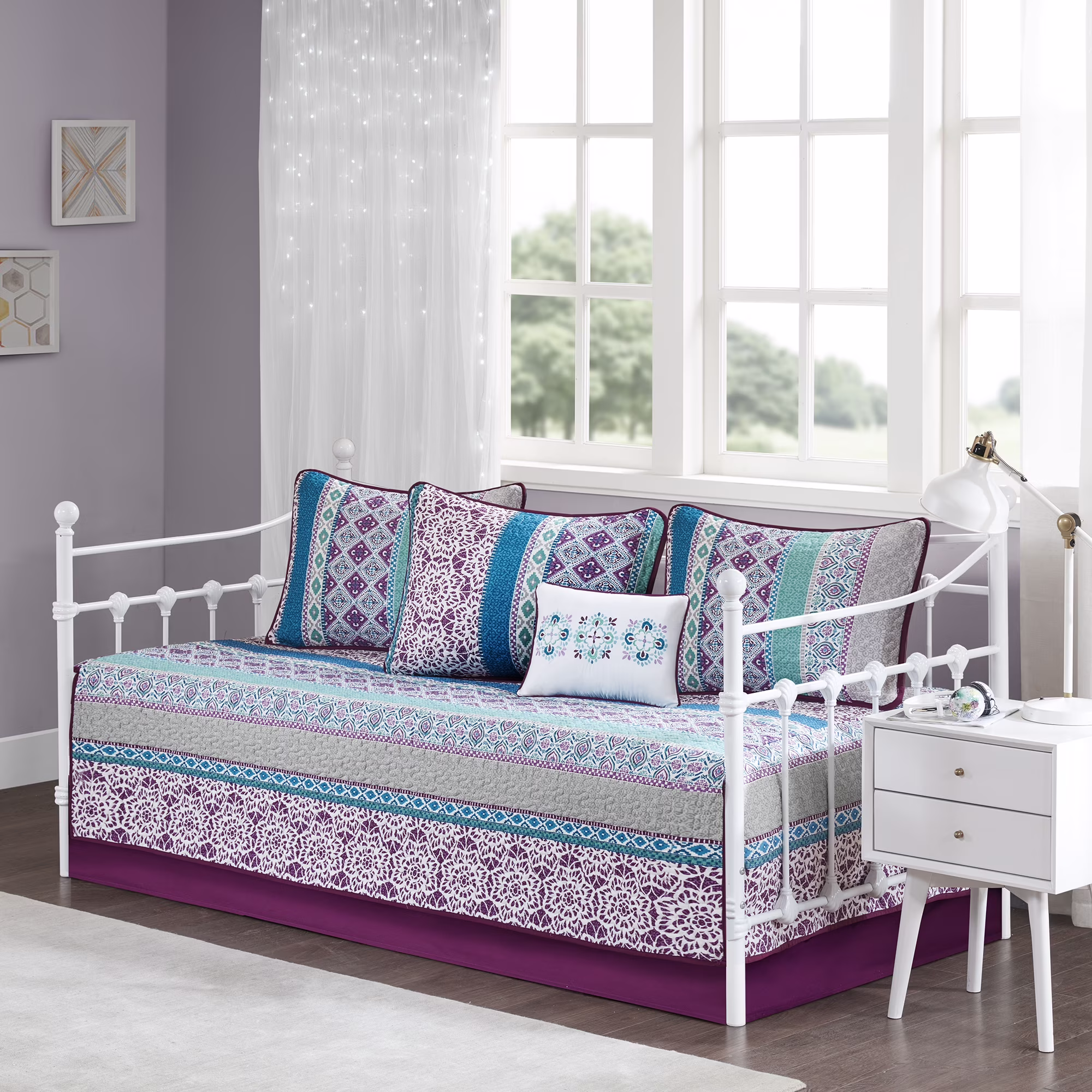 Home Essence Apartment Callie 6pc Boho Reversible Daybed Set
