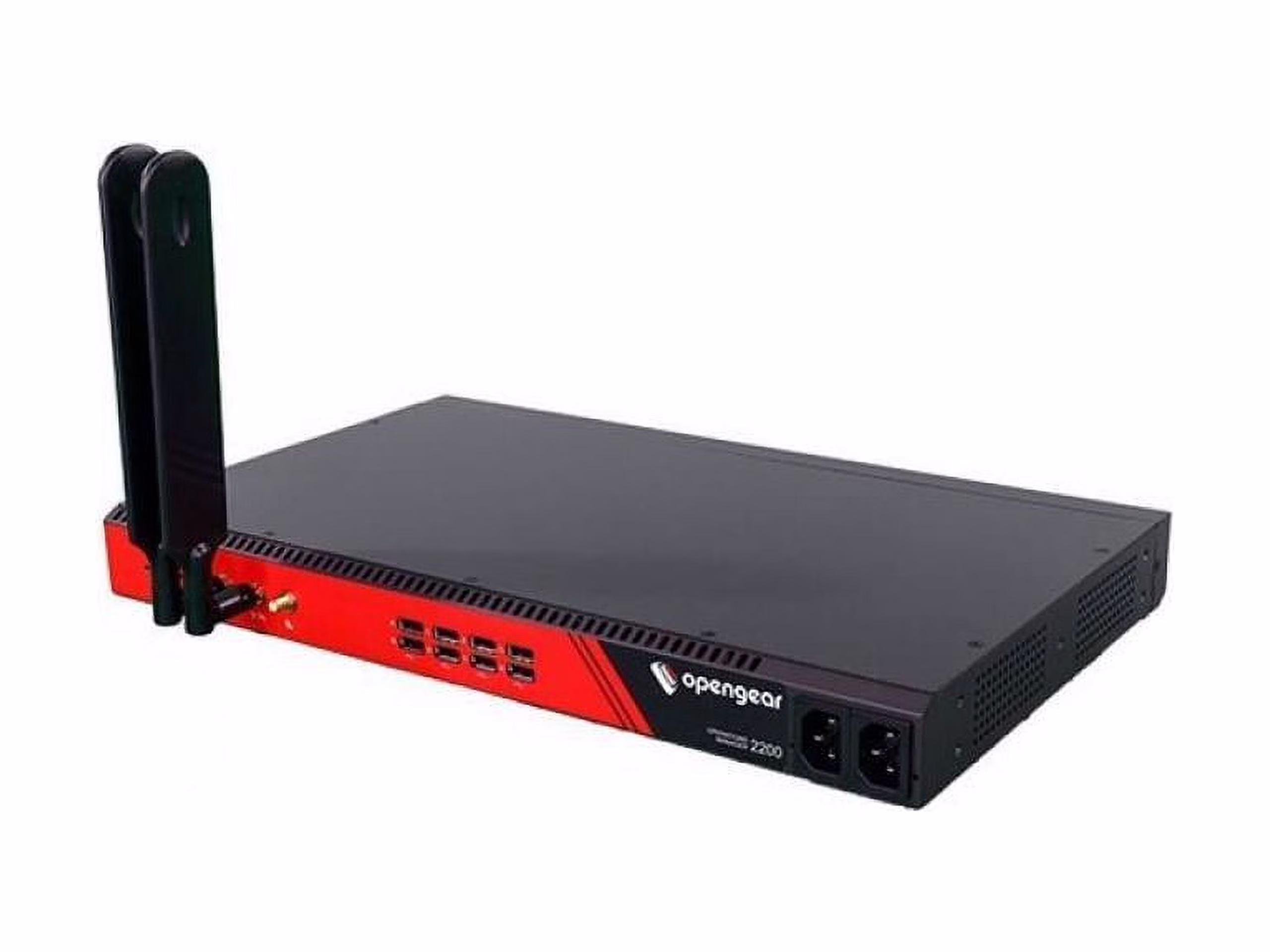 Opengear OM2216-L Device Server - DDR3 SDRAM - Twisted Pair, Optical Fiber - 2 Total Expansion Slot(s) - 2 x Network (RJ-45) - 8 x USB - 16 x Serial Port - 10/100/1000Base-T, 1000Base-X - Gigabit Ethe