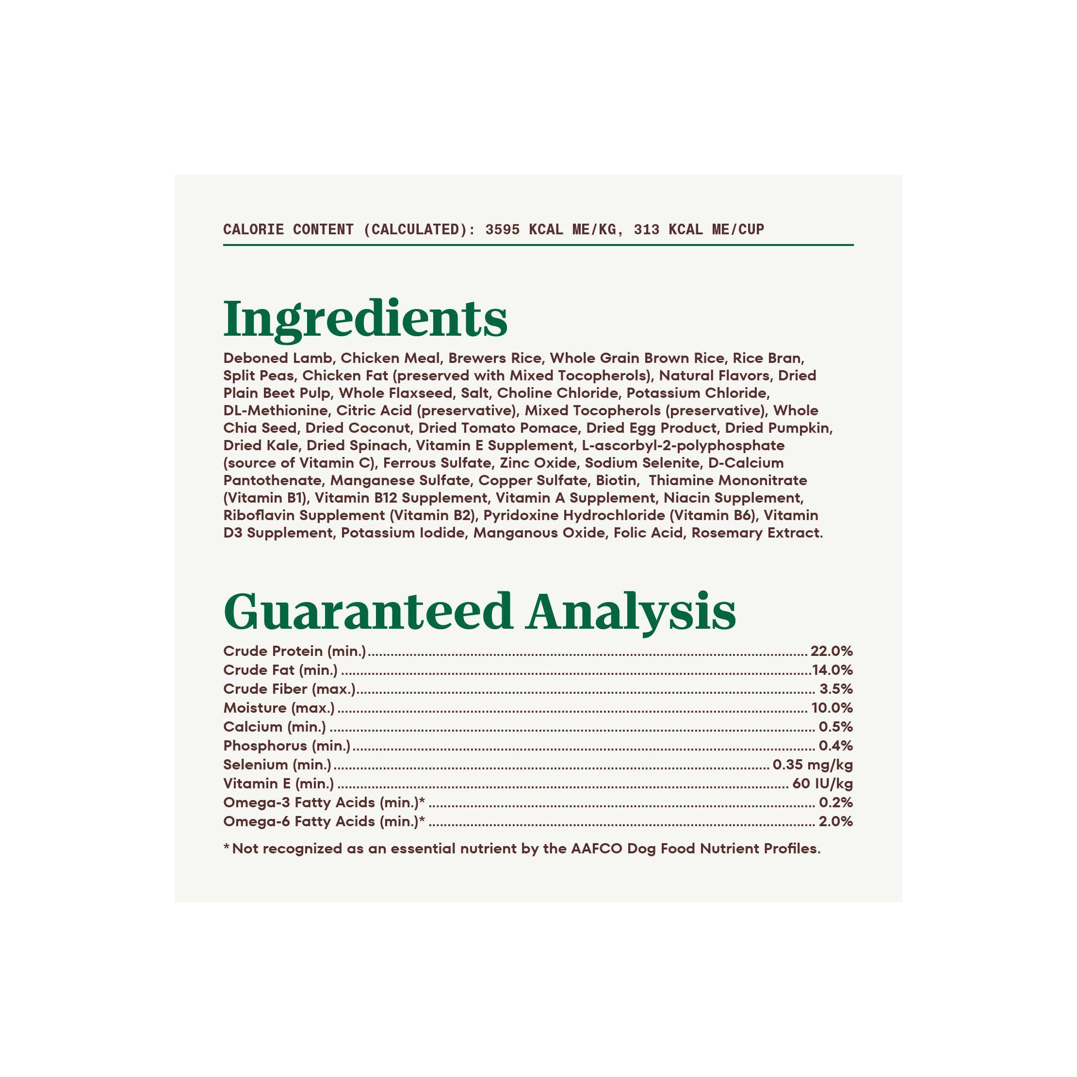 Natural Choice Lamb & Brown Rice Adult Dry Dog Food - 30lbs