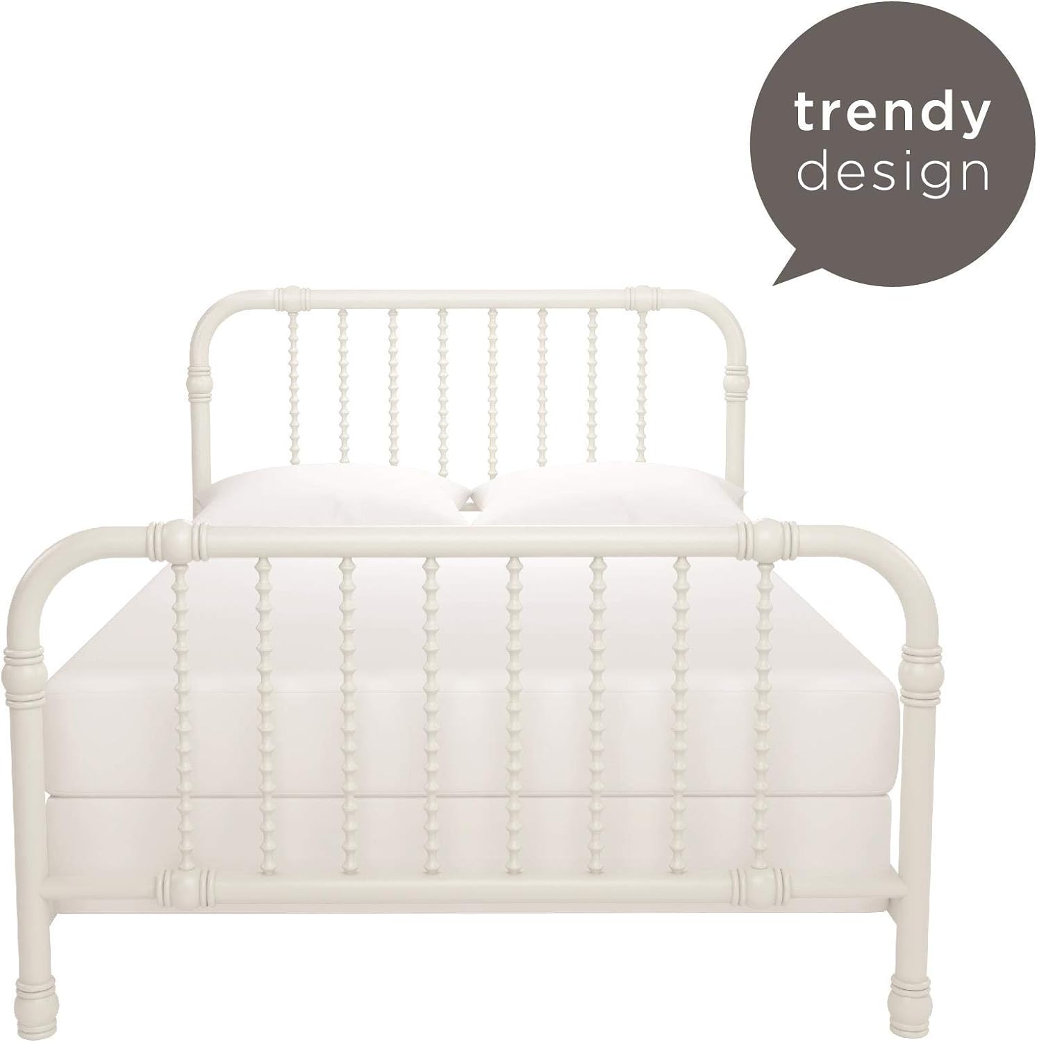 Monarch Hill Wren Metal Bed Full, White