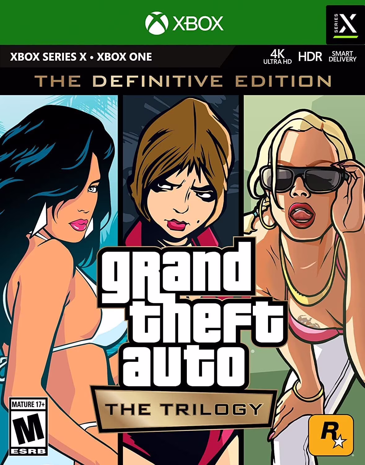 Grand Theft Auto: The Trilogy - The Definitive Edition - Xbox Series X - Enhanced Gaming Experience with Grand Theft Auto: The Trilogy - The Definitive Edition for Xbox Series X